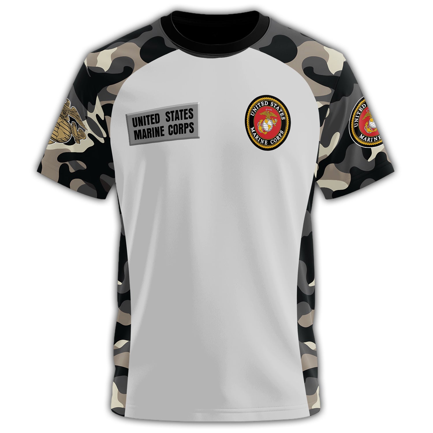 Behind Every Old Veteran All-over Print T-Shirt Secondary image