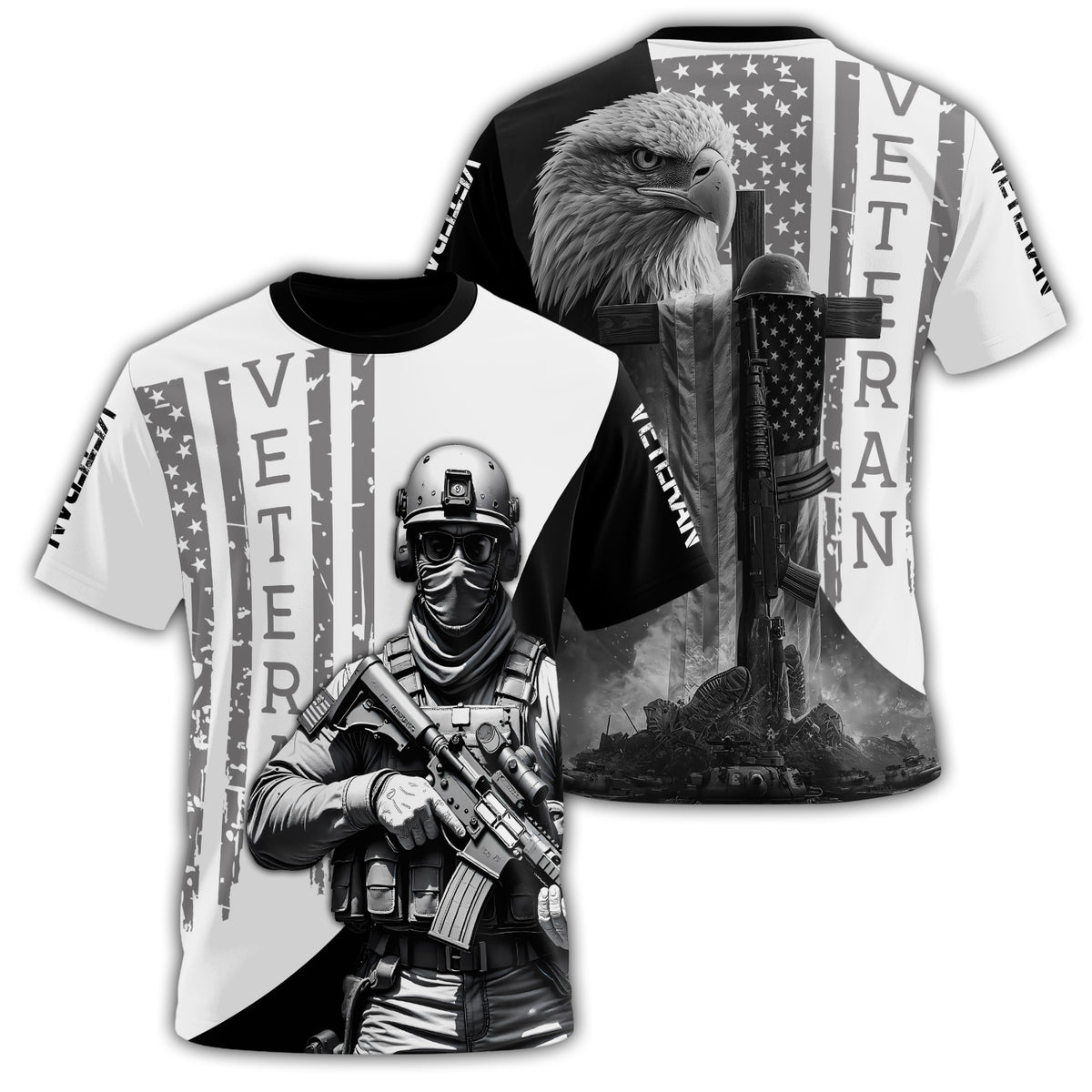 Veteran Proud Defender of All-over Print T-Shirt Main image