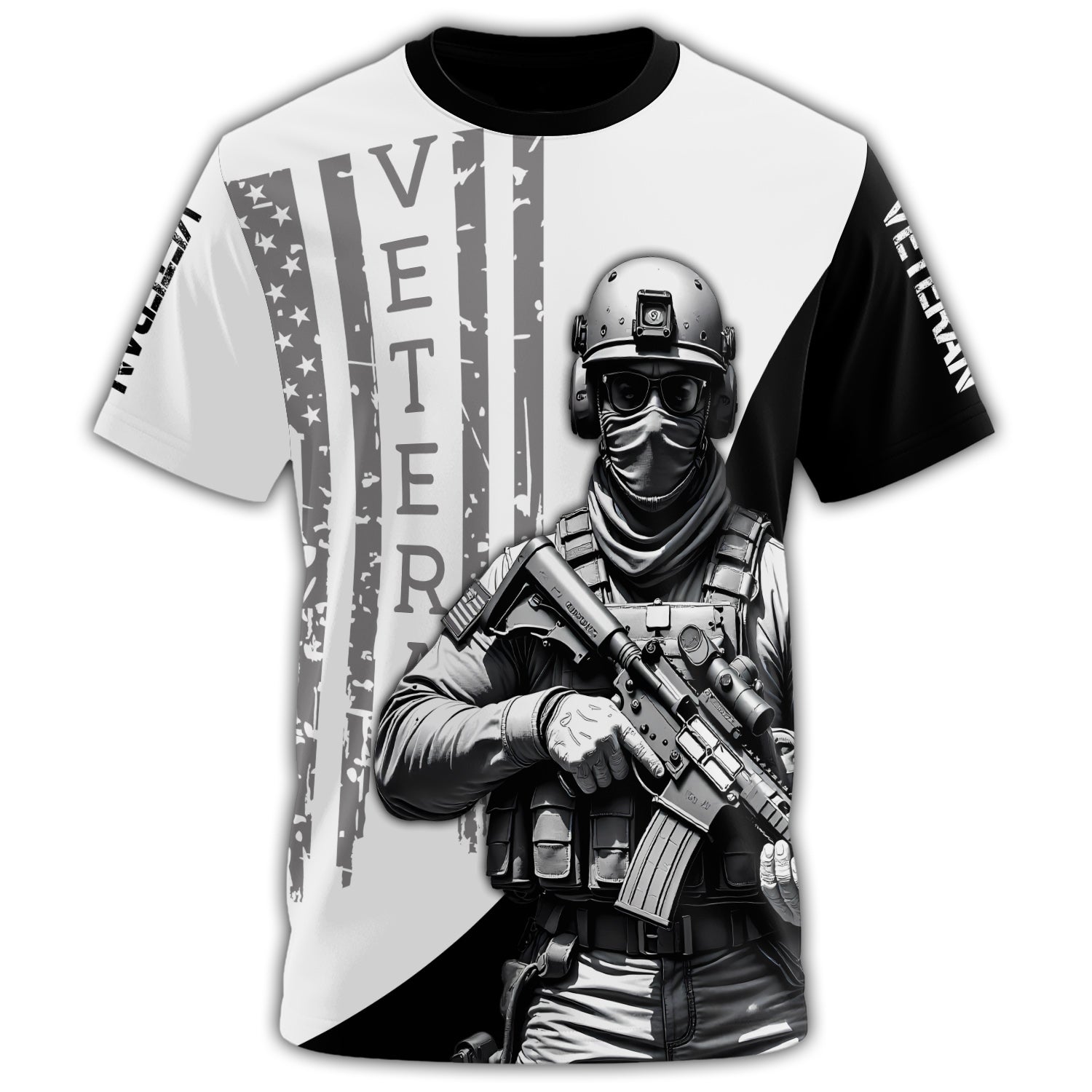 Veteran Proud Defender of Freedom All-over Print T-Shirt Secondary image