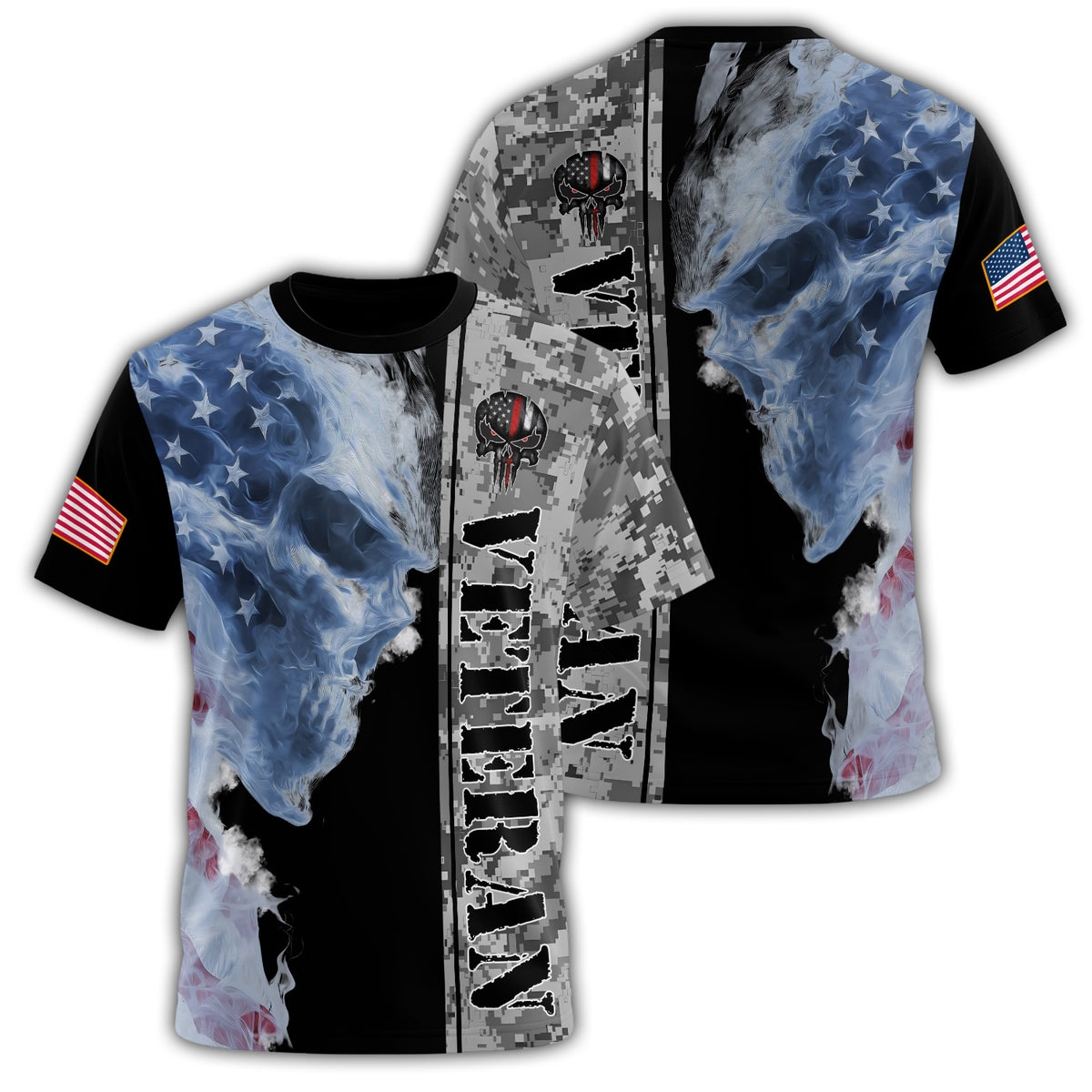 Veteran Defender of Freedom All-over Print T-Shirt Main image