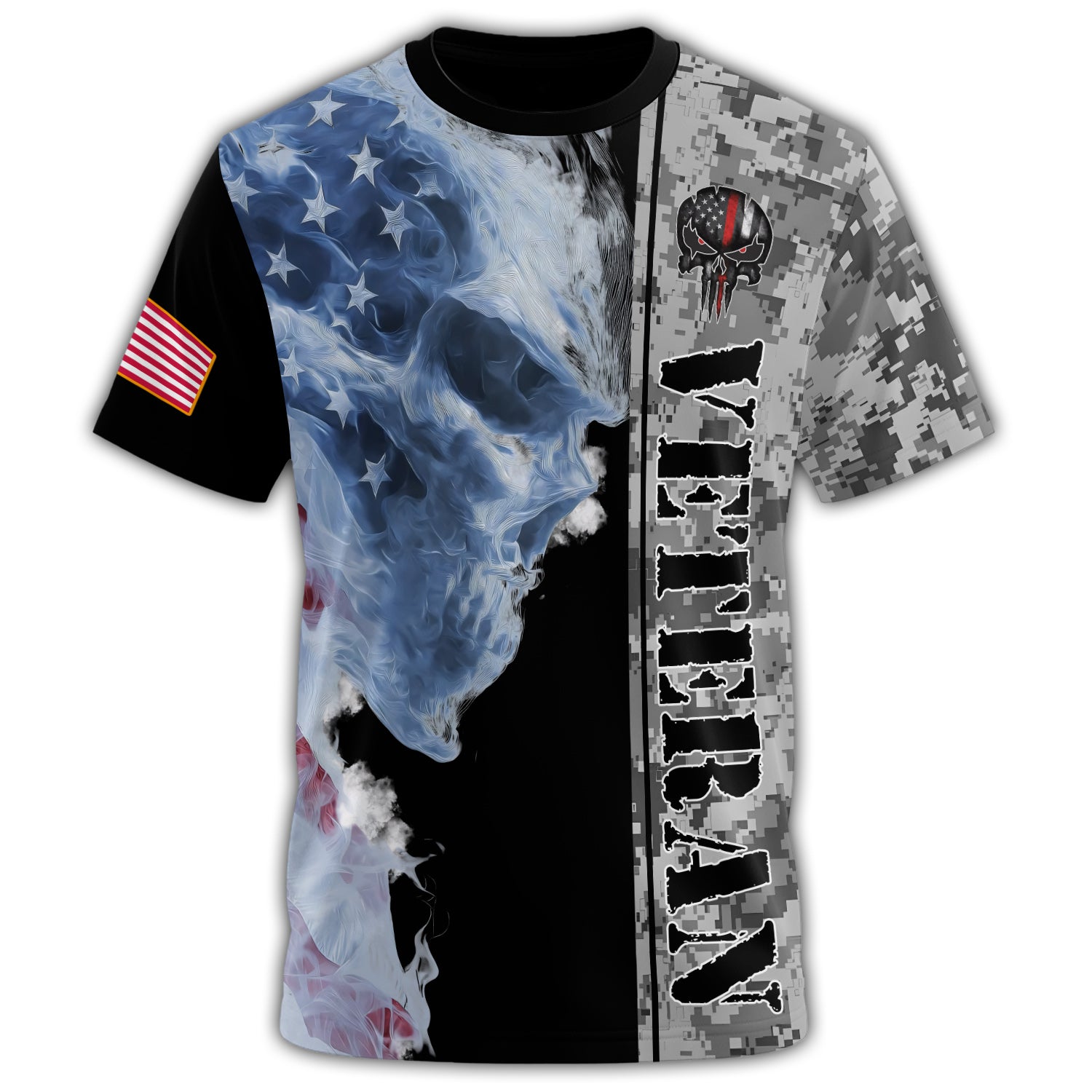 Veteran Defender of Freedom All-over Print T-Shirt Secondary image