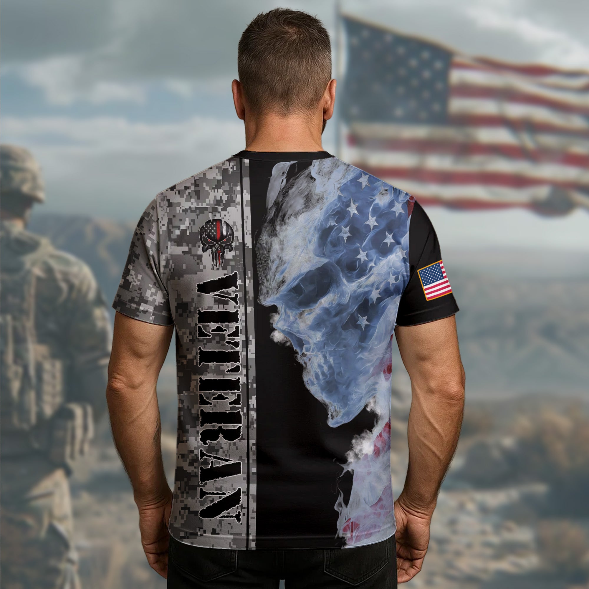Veteran Defender of Freedom All-over Print T-Shirt