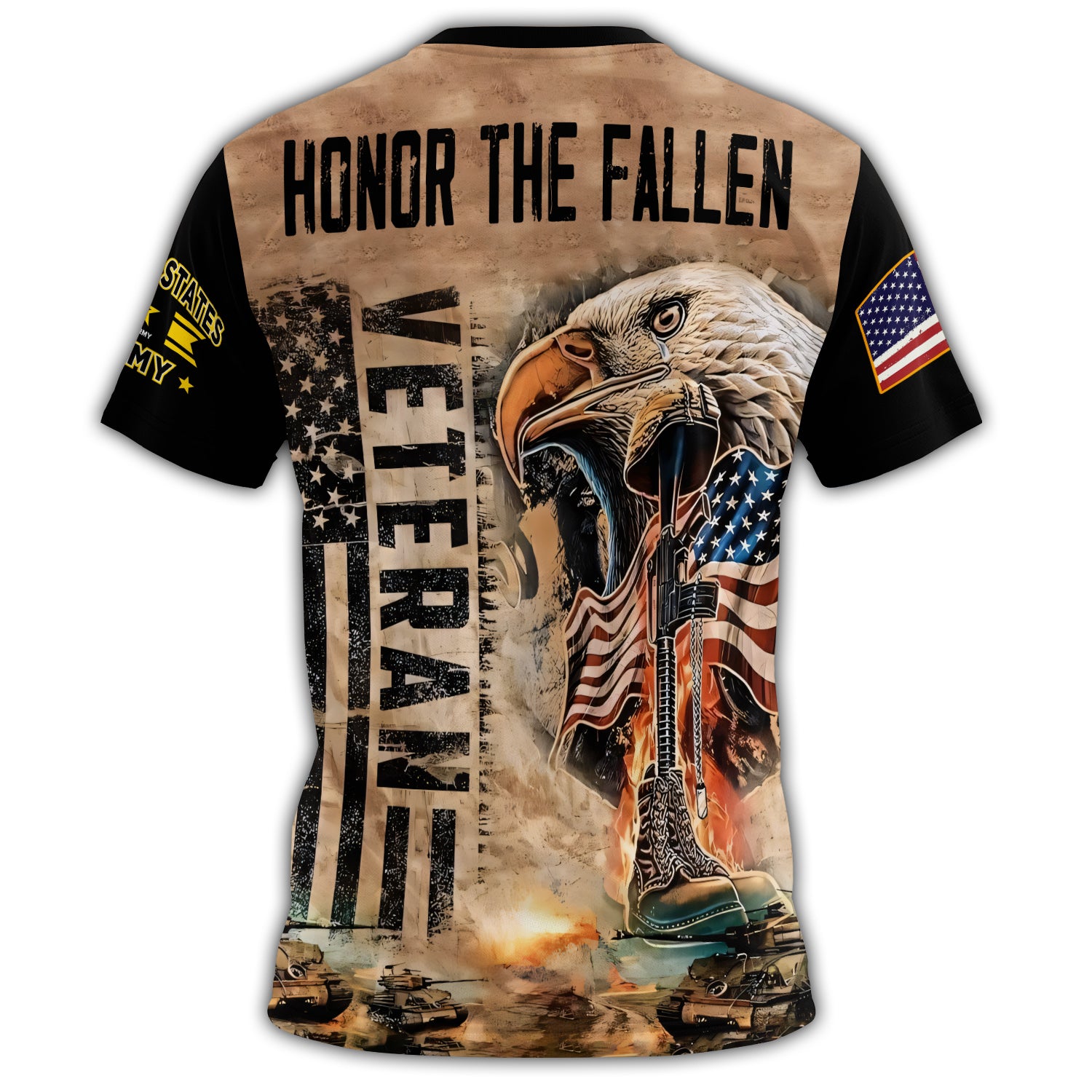 Veteran Honor the Fallen All-over Print T-Shirt