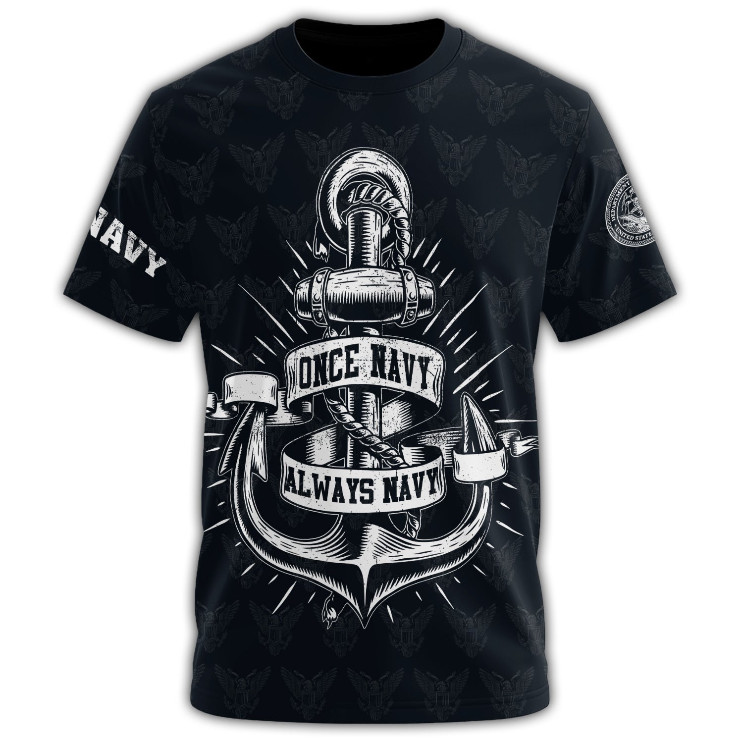 Once Navy Always Navy I All-over Print T-Shirt Secondary image
