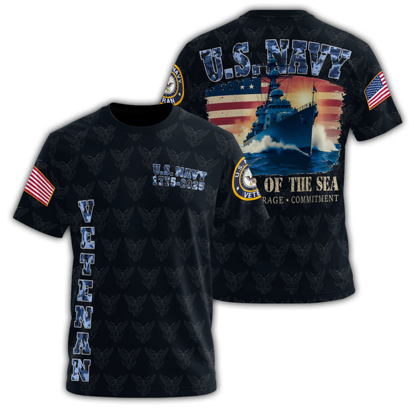 U.S. Navy Power of the Sea All-over Print T-Shirt