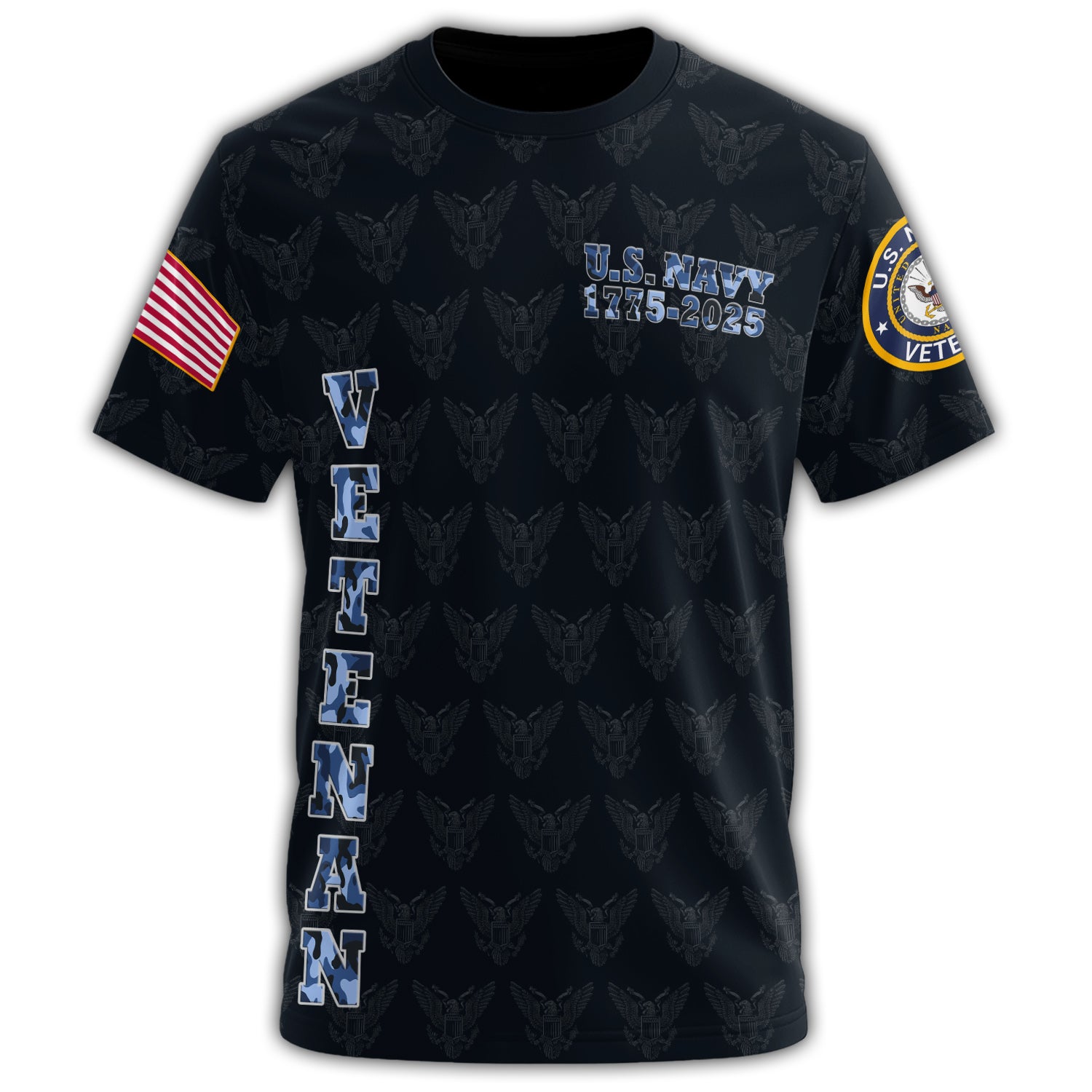 U.S. Navy Power of the Sea All-over Print T-Shirt Secondary image