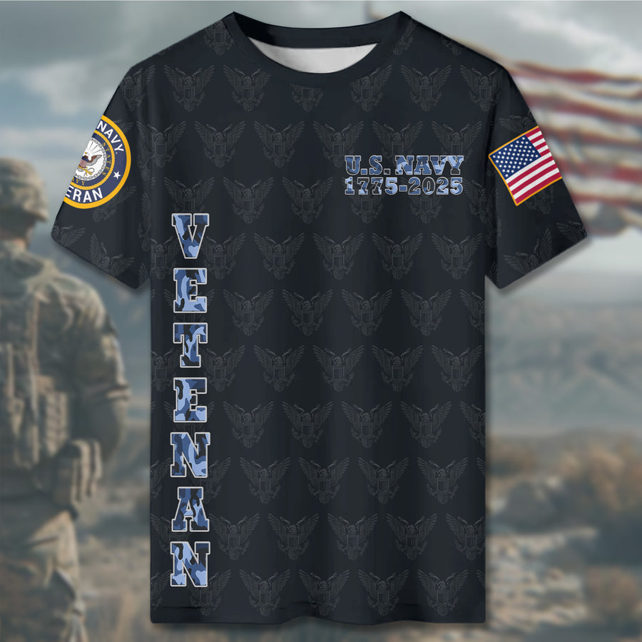 U.S. Navy Power of the Sea All-over Print T-Shirt