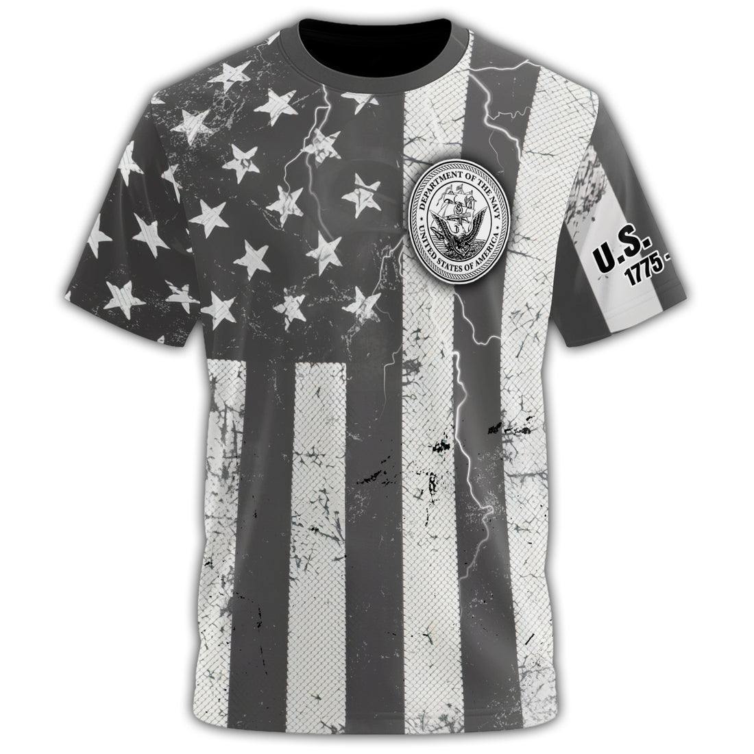 U.S. Navy Veteran Proudly All-over Print T-Shirt