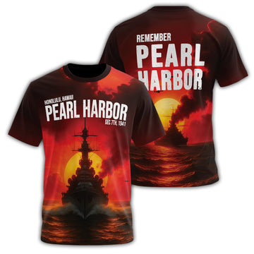 Honoring the Legacy of Pearl Harbor All-over Print T-Shirt