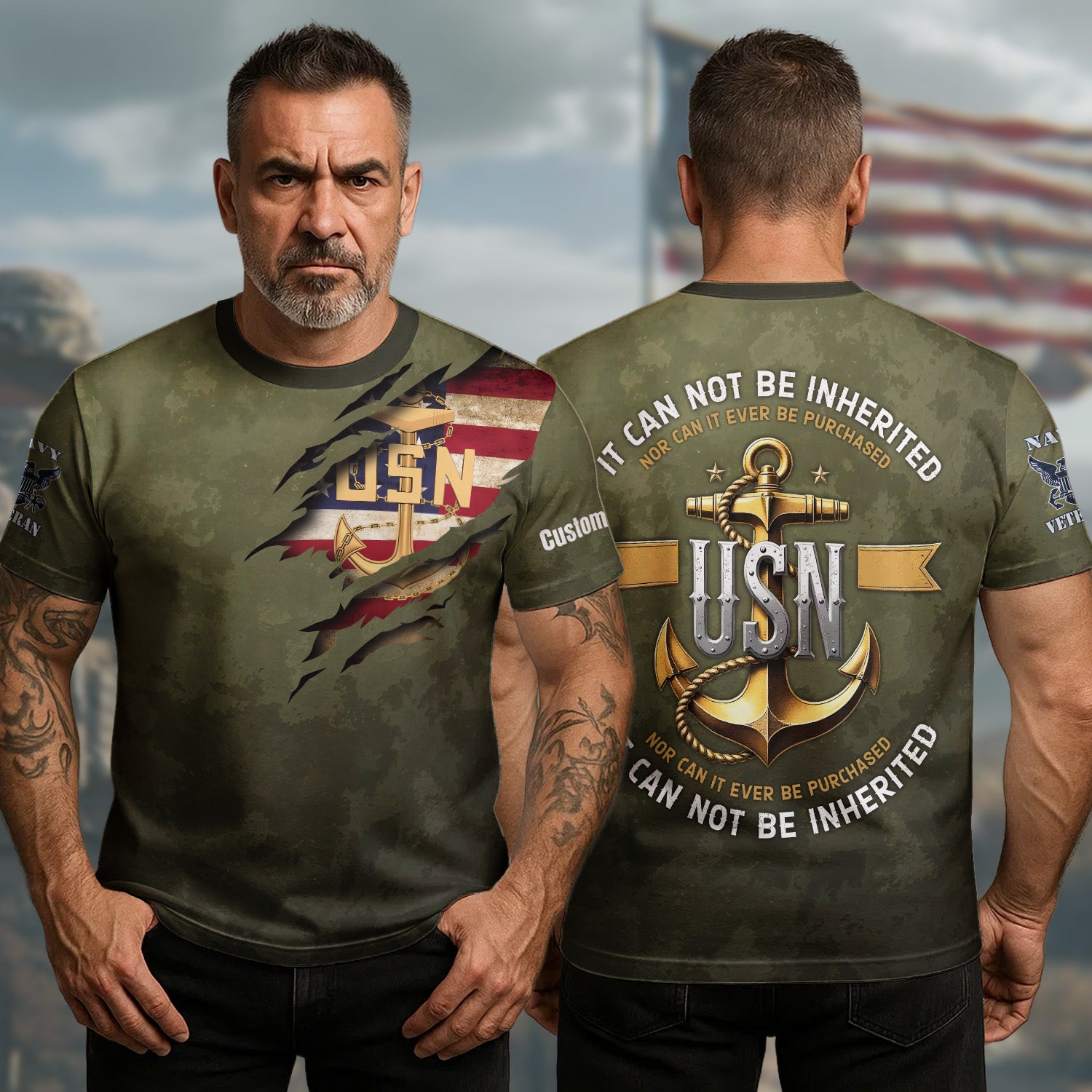 I Earned It All-over Print Personalized T-Shirt