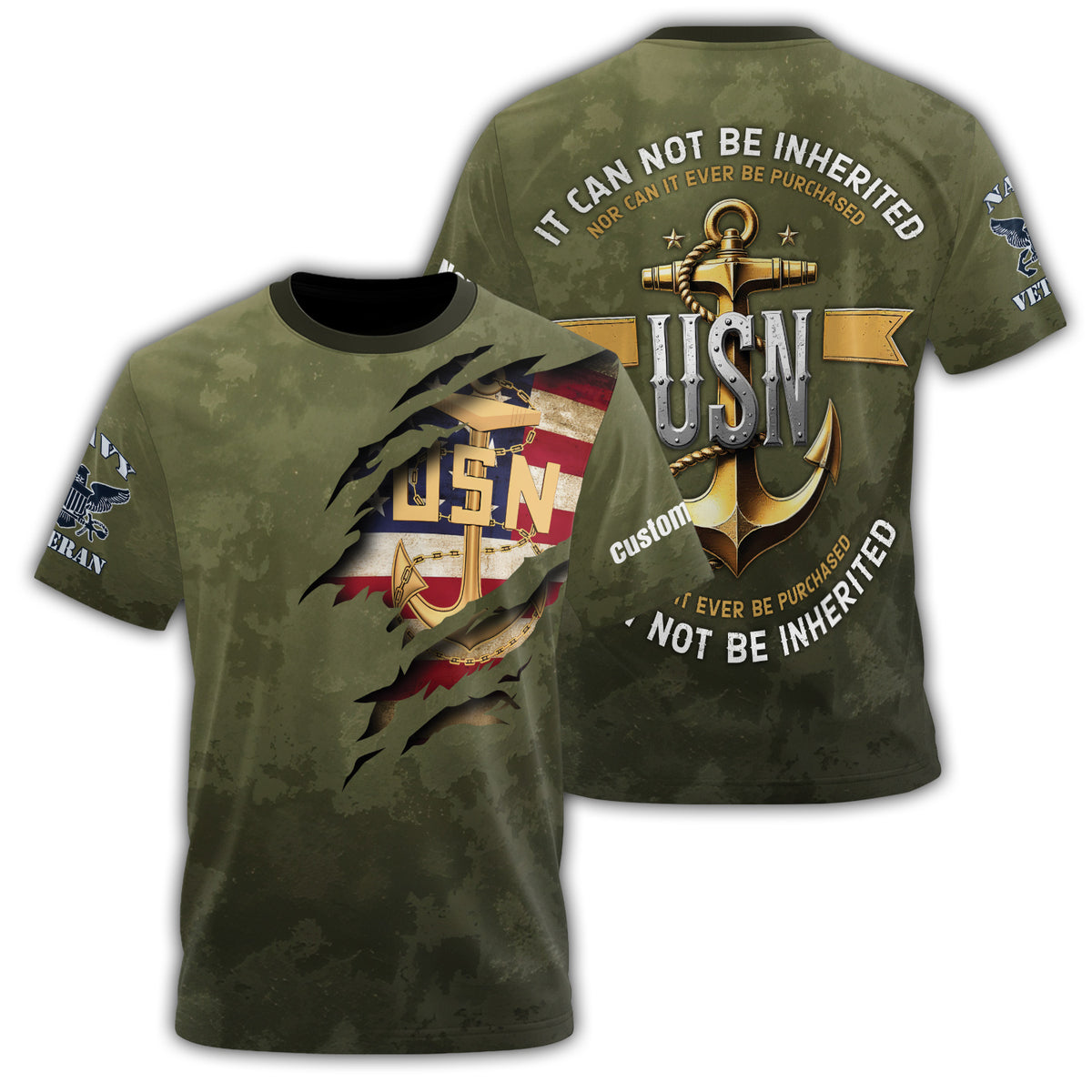 I Earned It All-over Print Personalized T-Shirt Main image