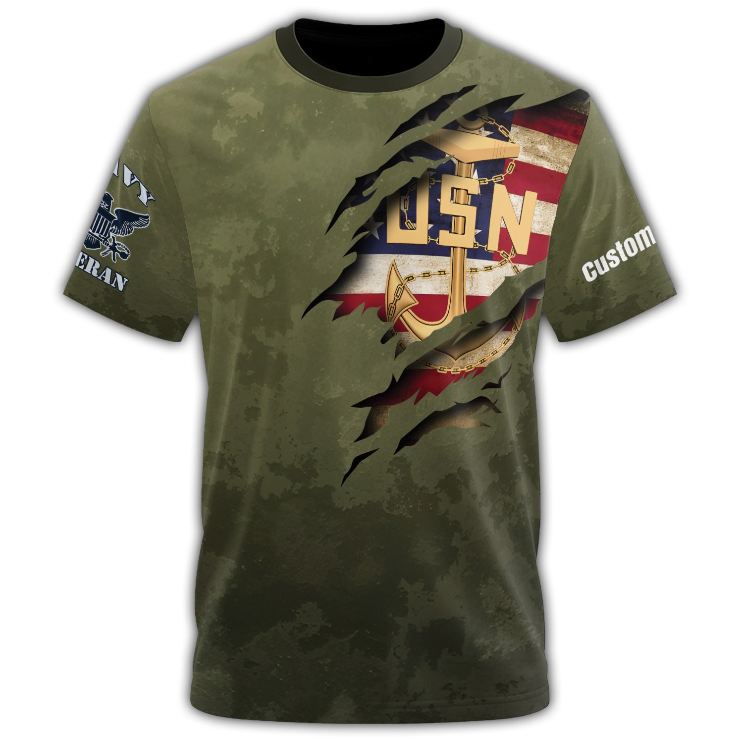 I Earned It All-over Print Personalized T-Shirt Secondary image