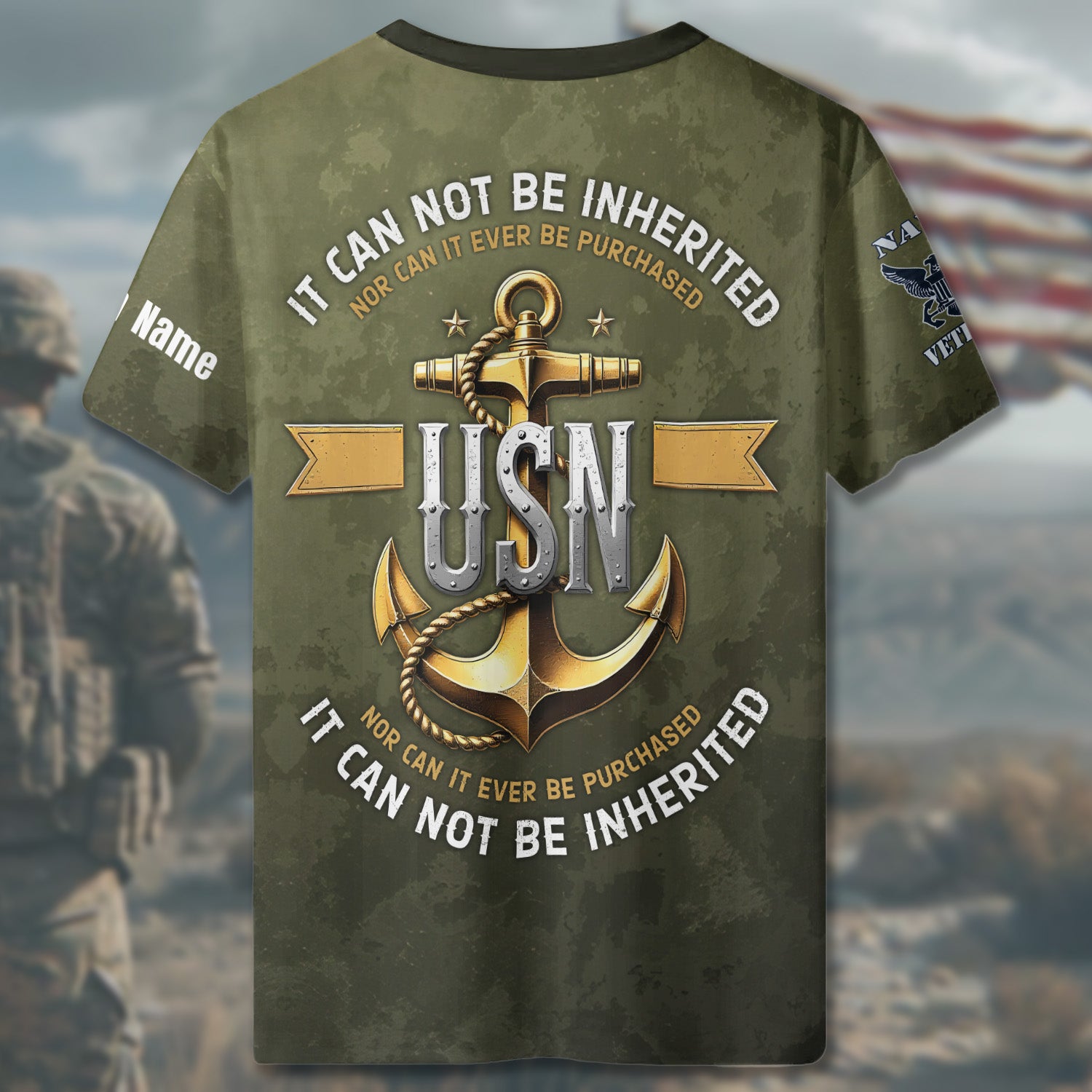 I Earned It All-over Print Personalized T-Shirt