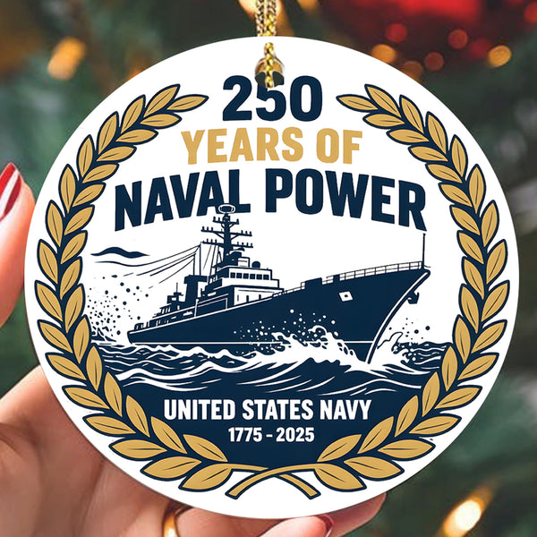 Navy 250 Years of Service Ornament