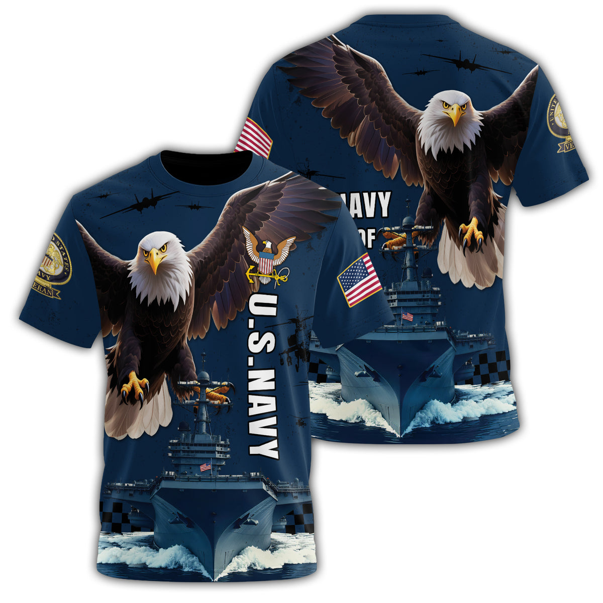 US Navy Power of the Sea All-over Print T-Shirt Main image