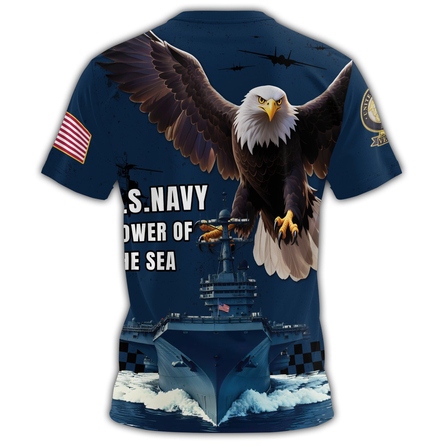 US Navy Power of the Sea All-over Print T-Shirt