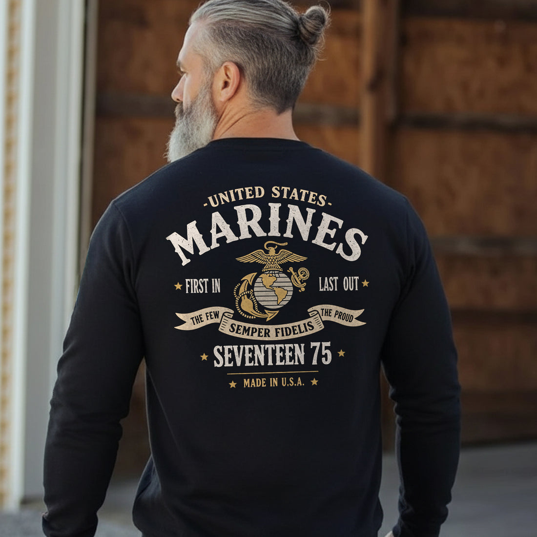 United States Marines First In Last Out Sweatshirt
