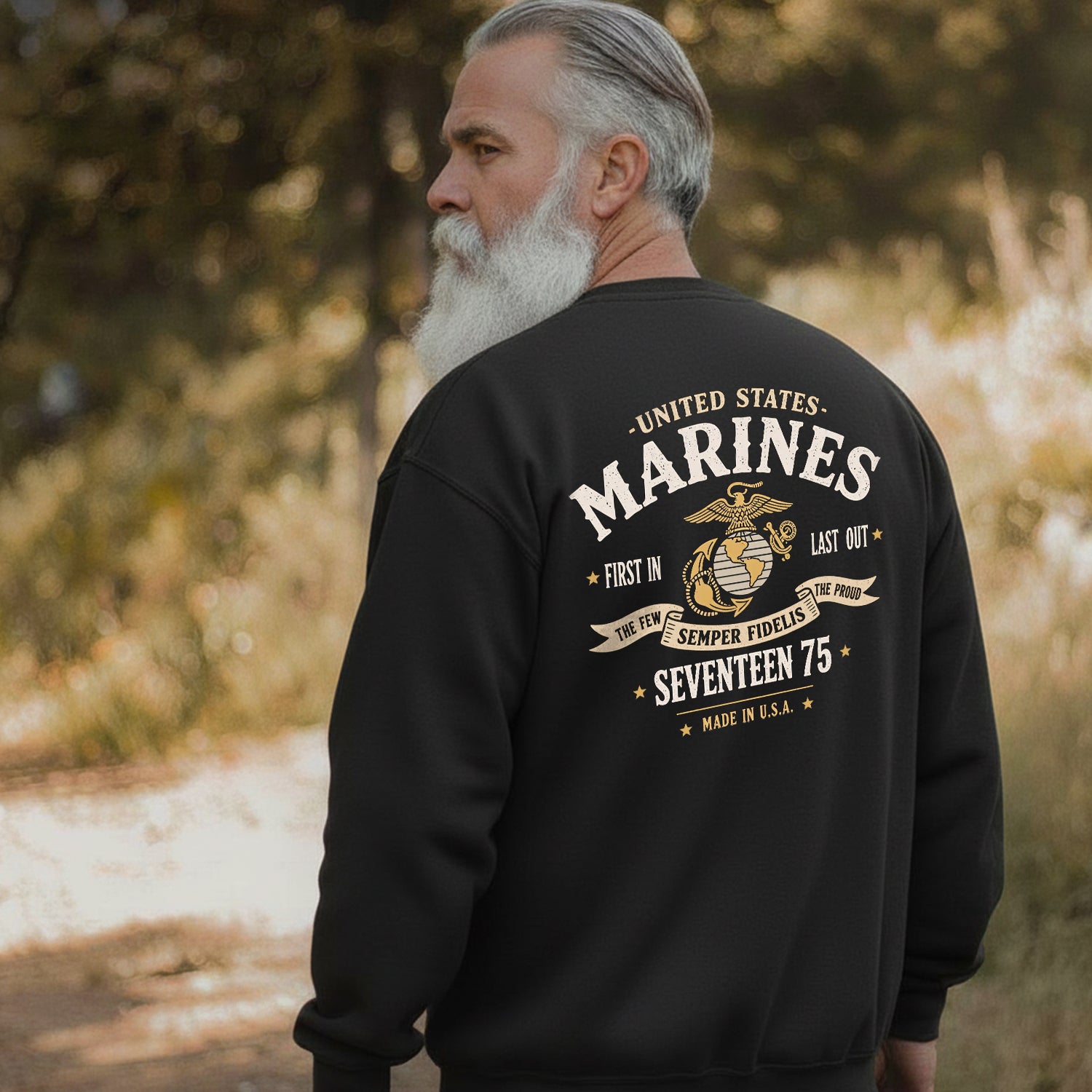 United States Marines First In Last Out Sweatshirt
