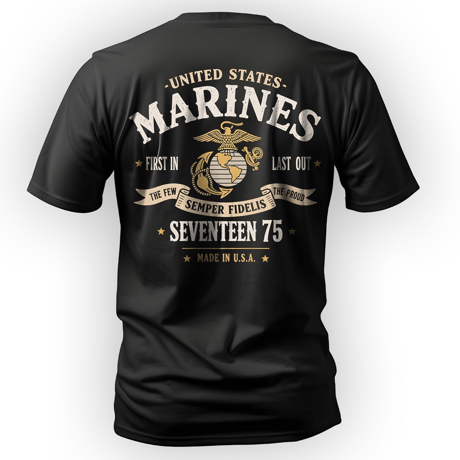 United States Marines First In Last Out T-Shirt