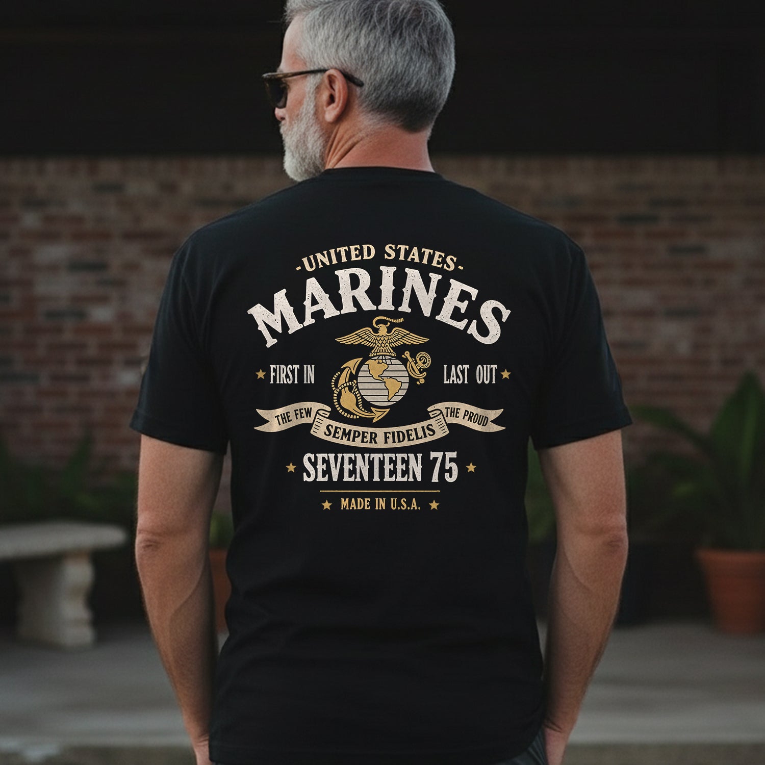 United States Marines First In Last Out T-Shirt