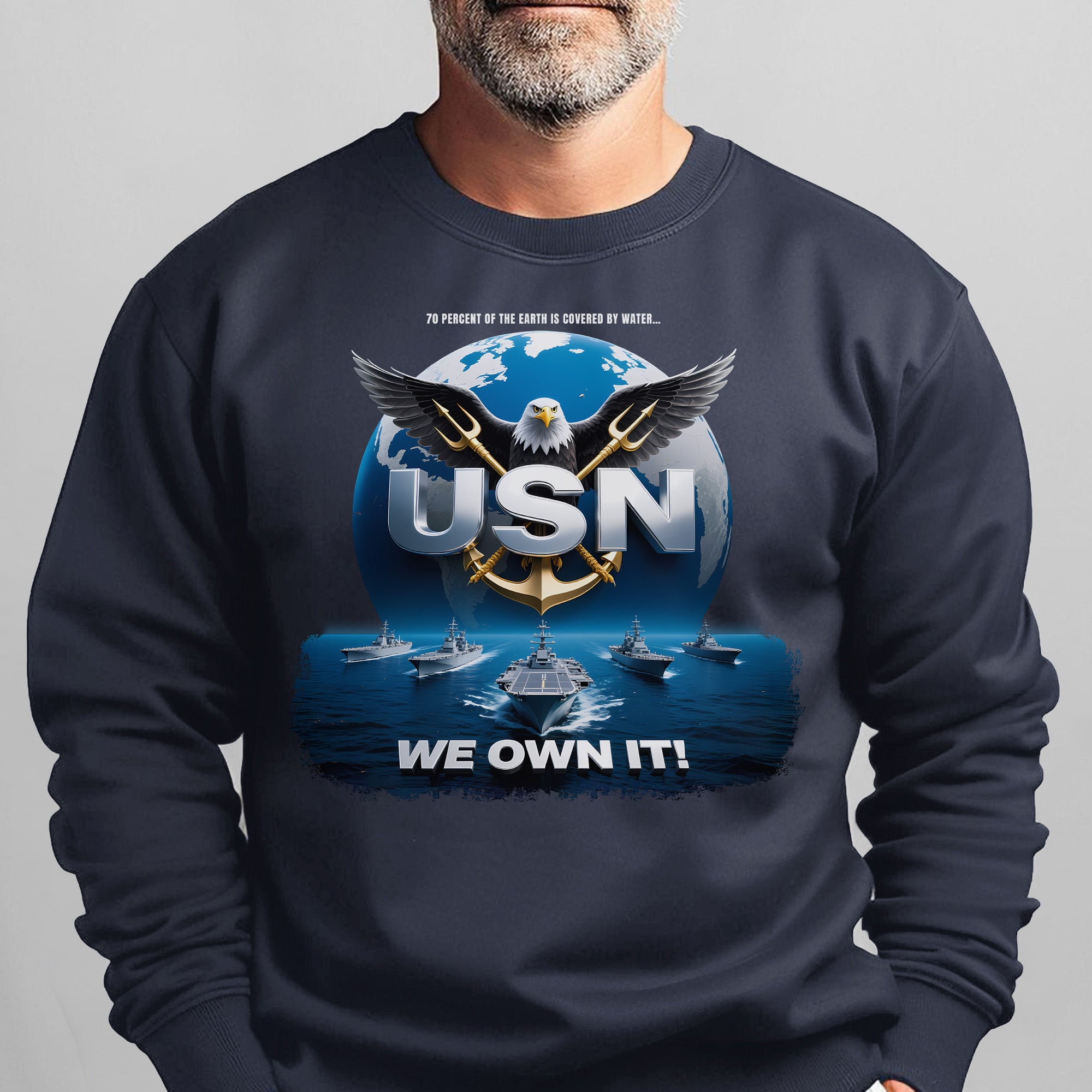 70 Percent of the Earth Is Covered by Sweatshirt