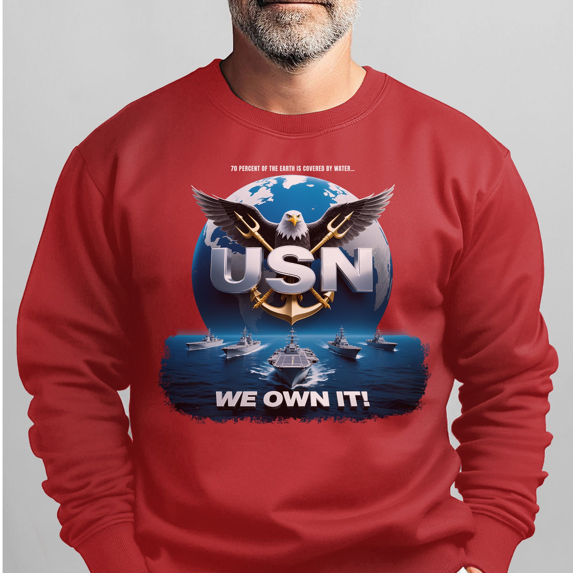 70 Percent of the Earth Is Covered by Sweatshirt