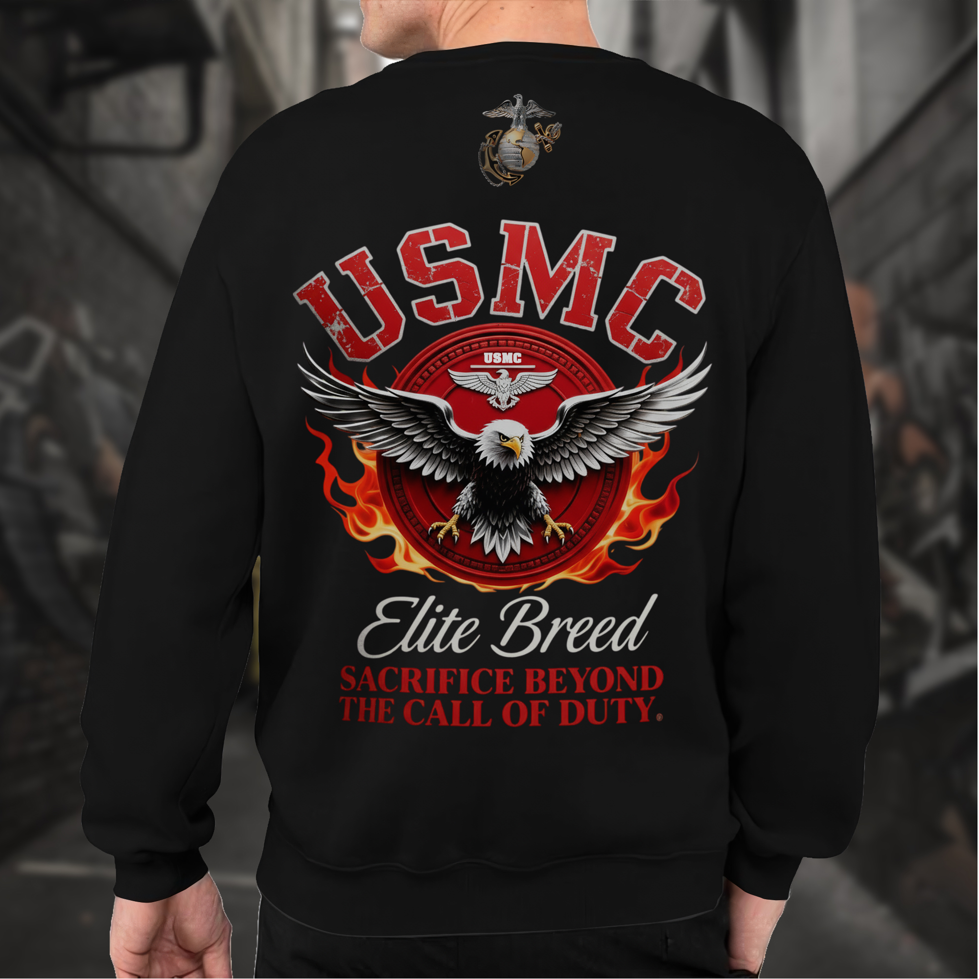USMC Elite Breed Sacrifice Beyond the Sweatshirt