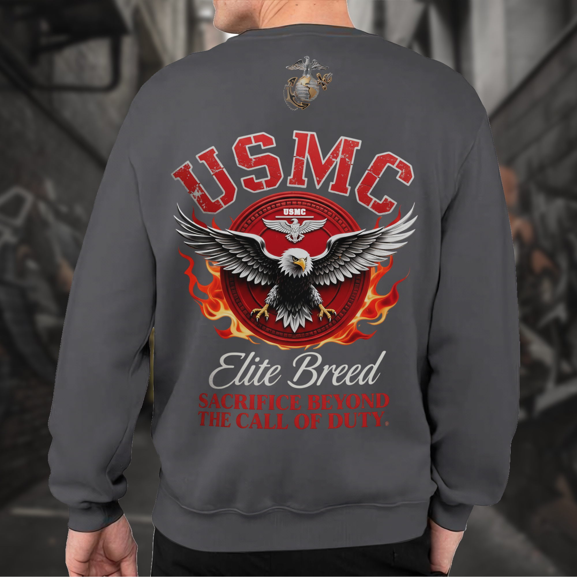 USMC Elite Breed Sacrifice Beyond the Sweatshirt