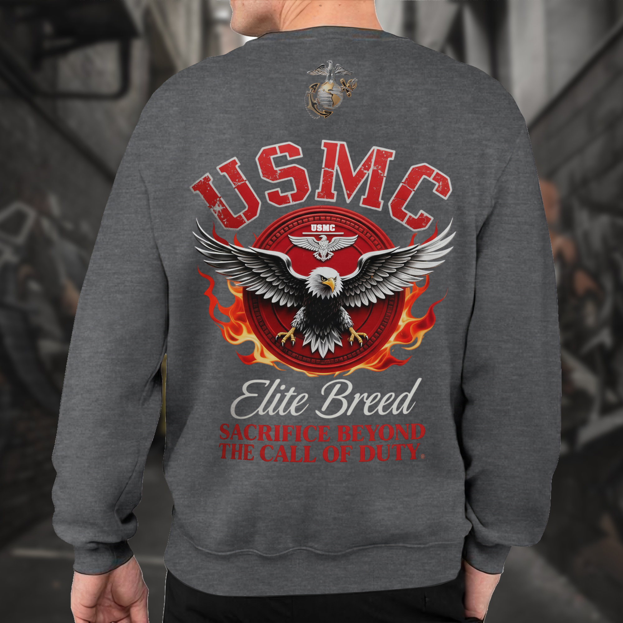 USMC Elite Breed Sacrifice Beyond the Sweatshirt