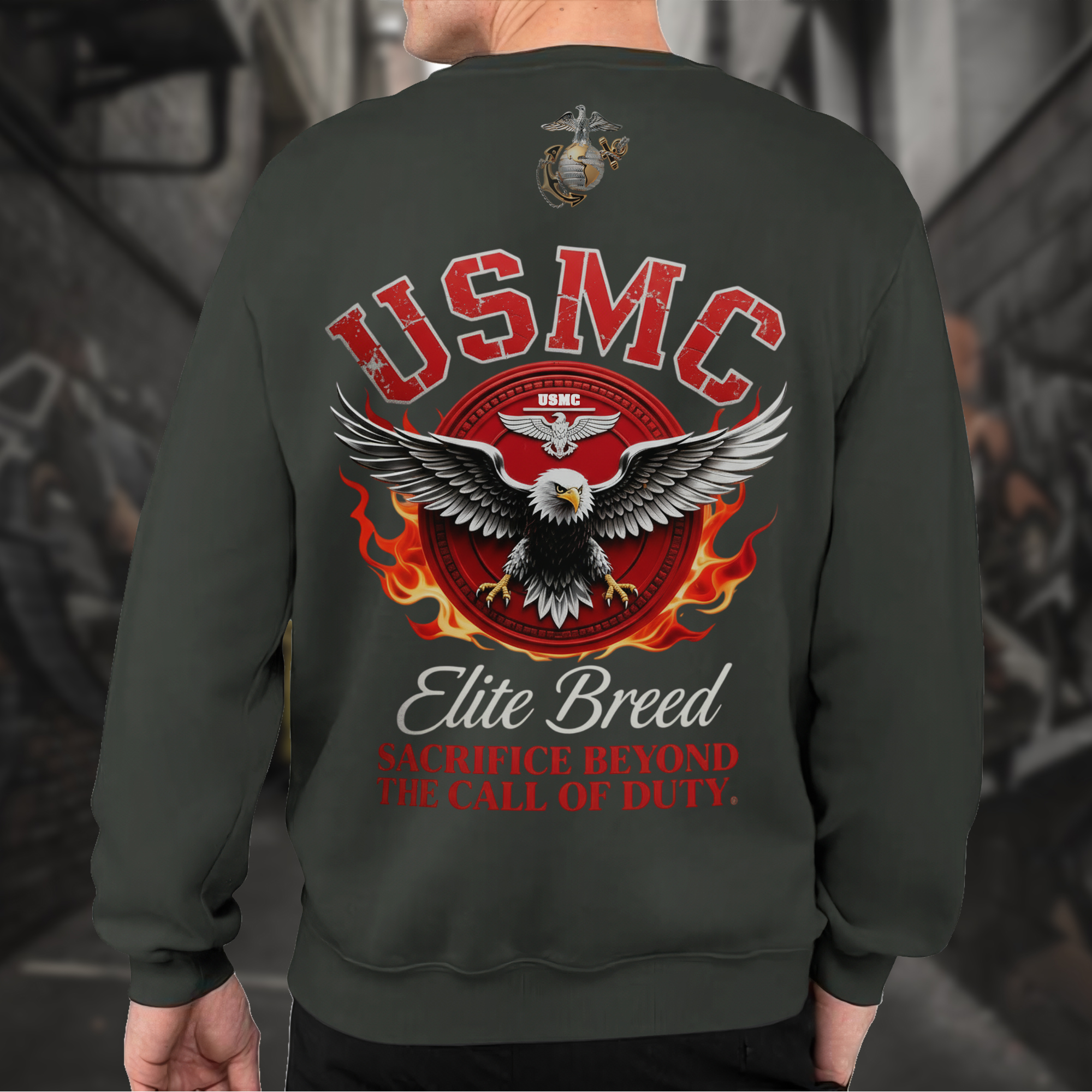 USMC Elite Breed Sacrifice Beyond the Sweatshirt