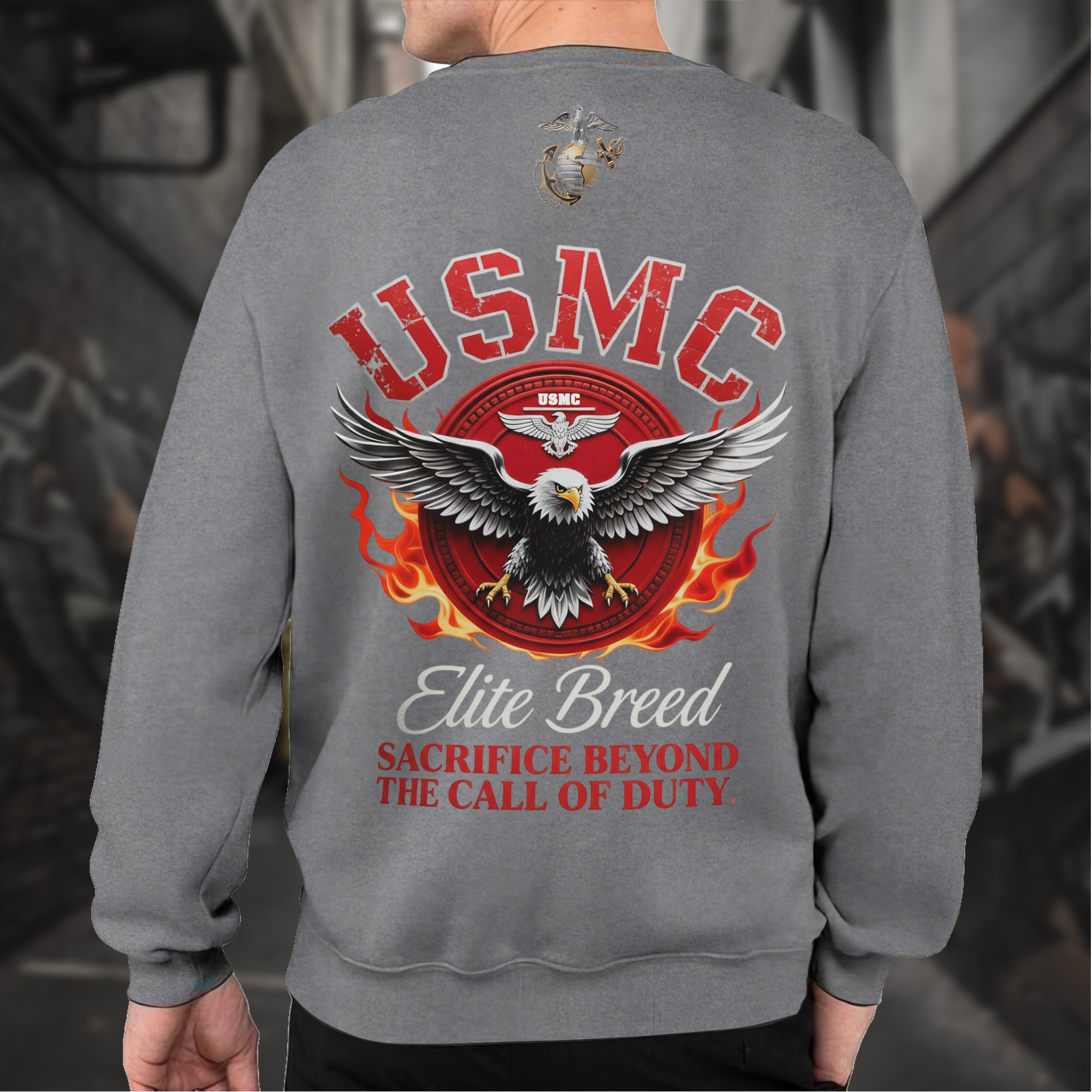 USMC Elite Breed Sacrifice Beyond the Sweatshirt