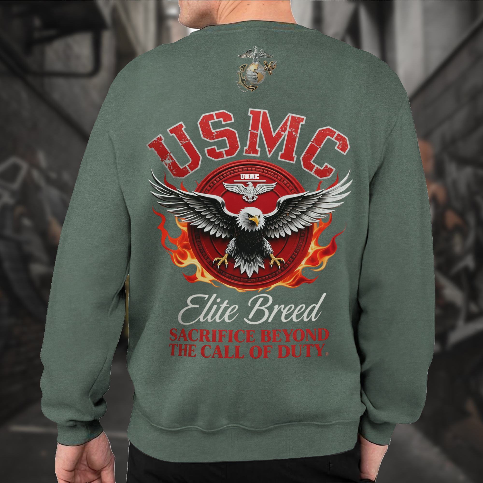 USMC Elite Breed Sacrifice Beyond the Sweatshirt