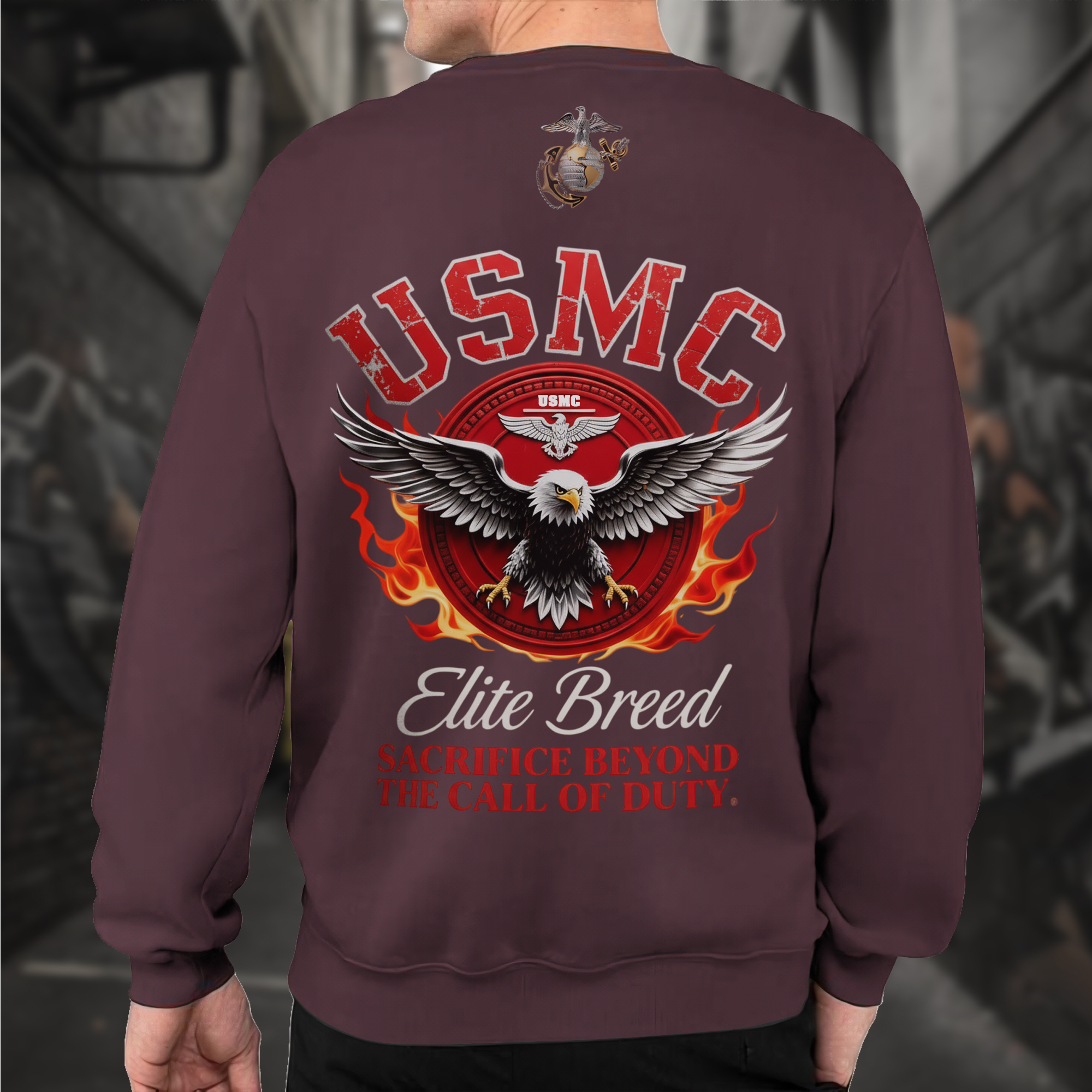 USMC Elite Breed Sacrifice Beyond the Sweatshirt