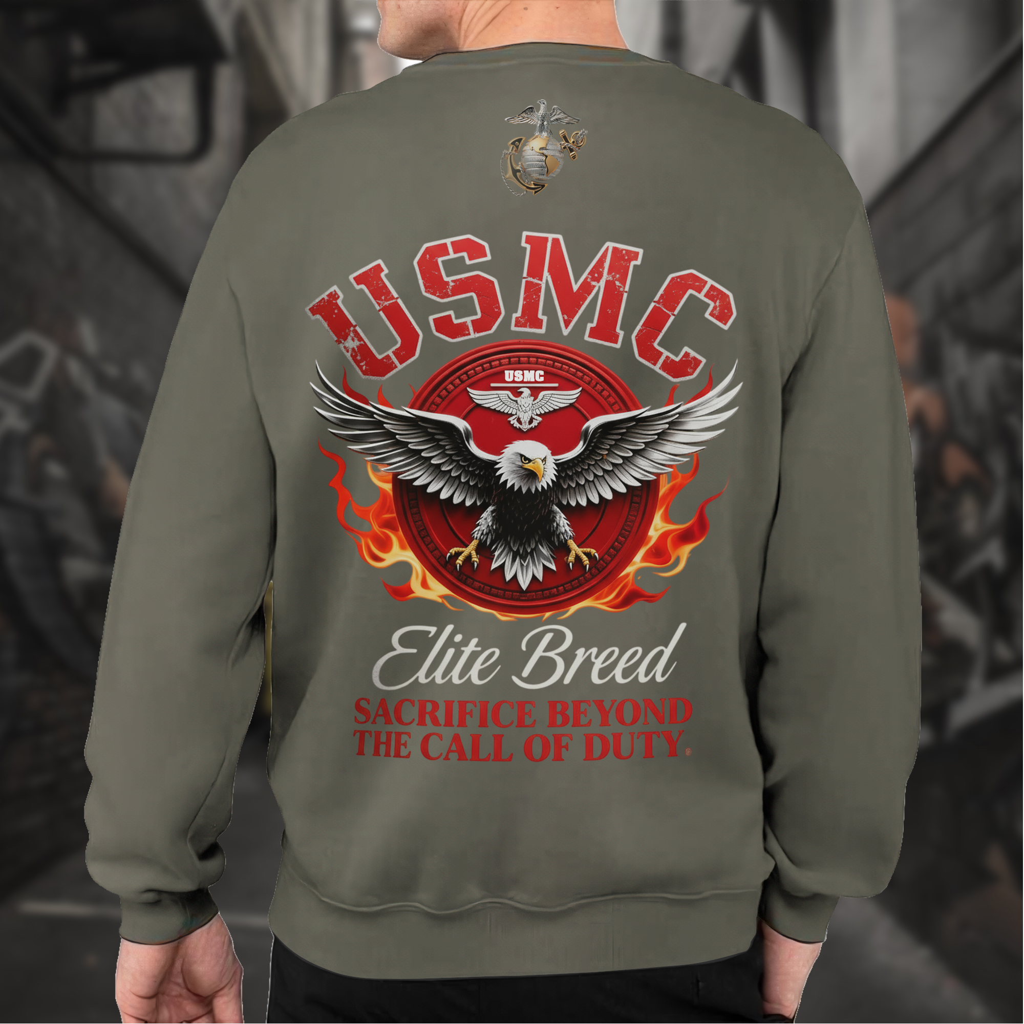 USMC Elite Breed Sacrifice Beyond the Sweatshirt