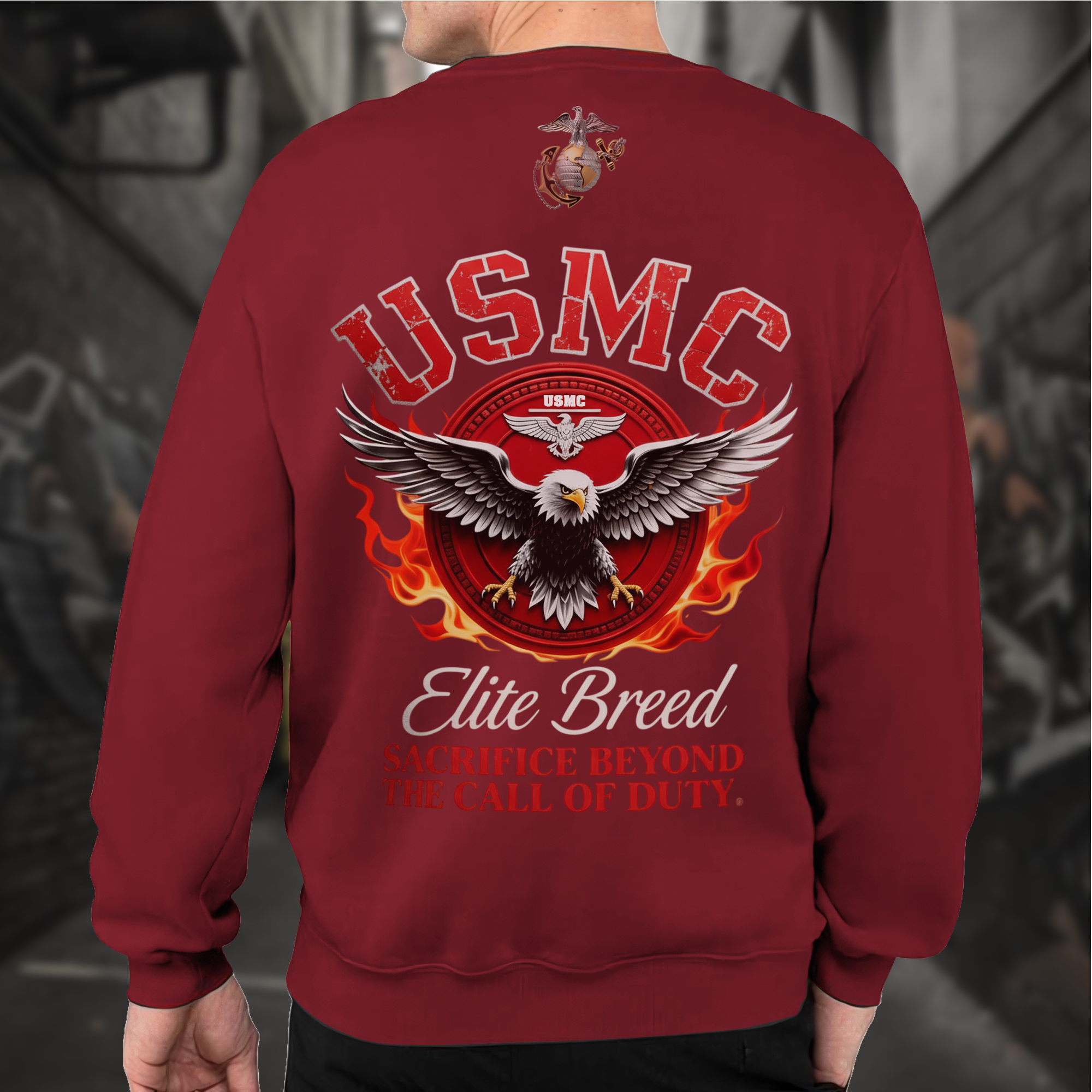 USMC Elite Breed Sacrifice Beyond the Sweatshirt