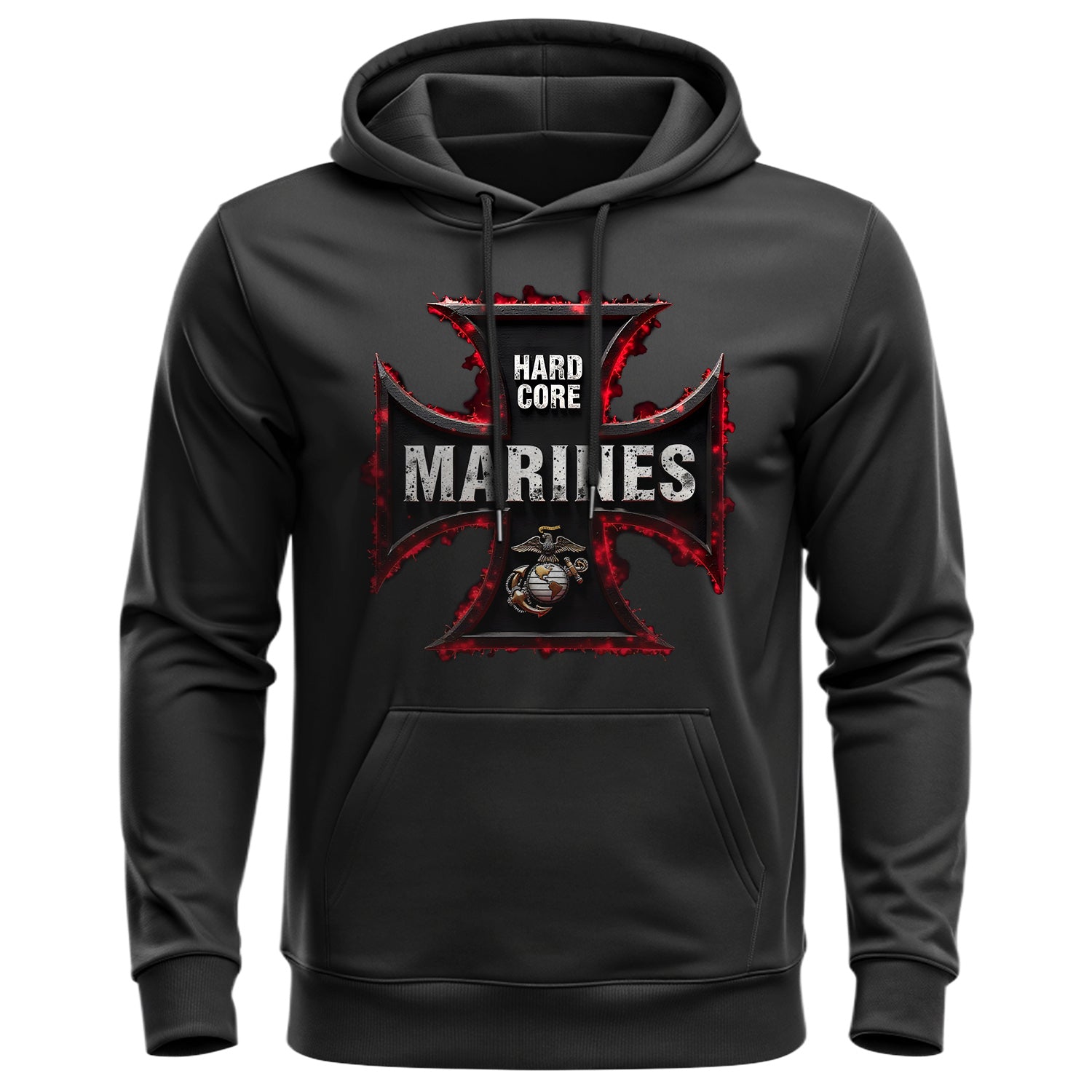 Hardcore Marines Honor and Courage Hoodie