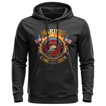 Marines United States Marine Corps Est 1775 Hoodie