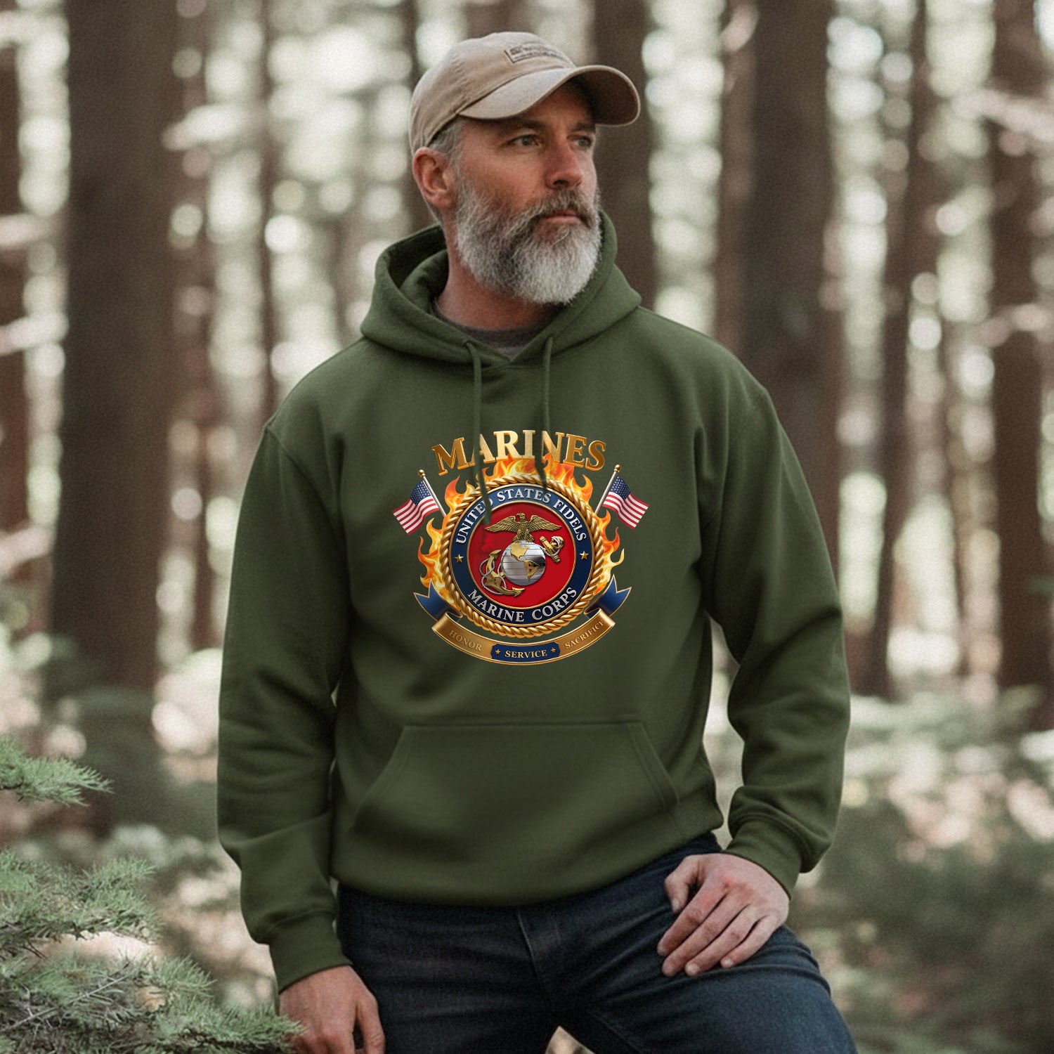 Marines United States Marine Corps Est 1775 Hoodie