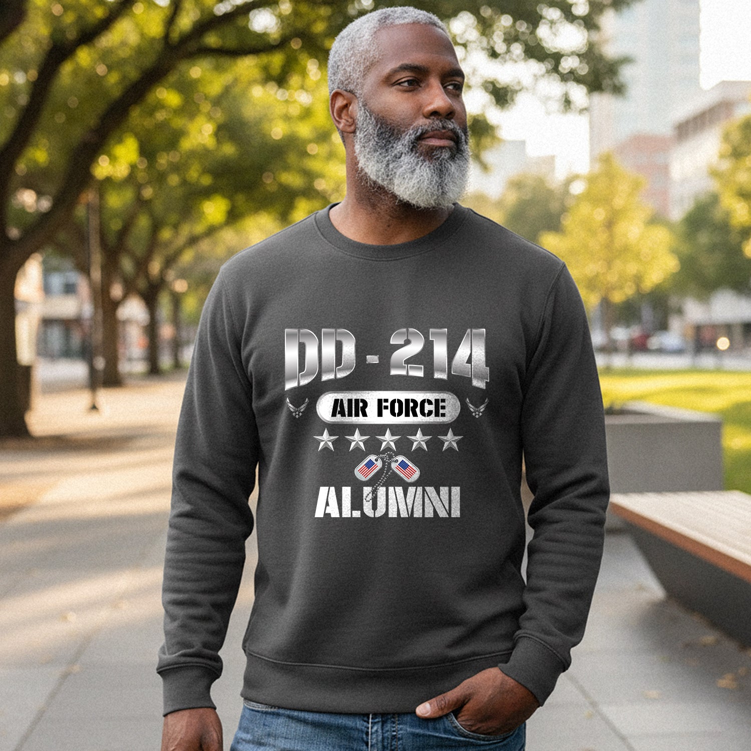 DD214 Air Force Alumni US Air Force Sweatshirt