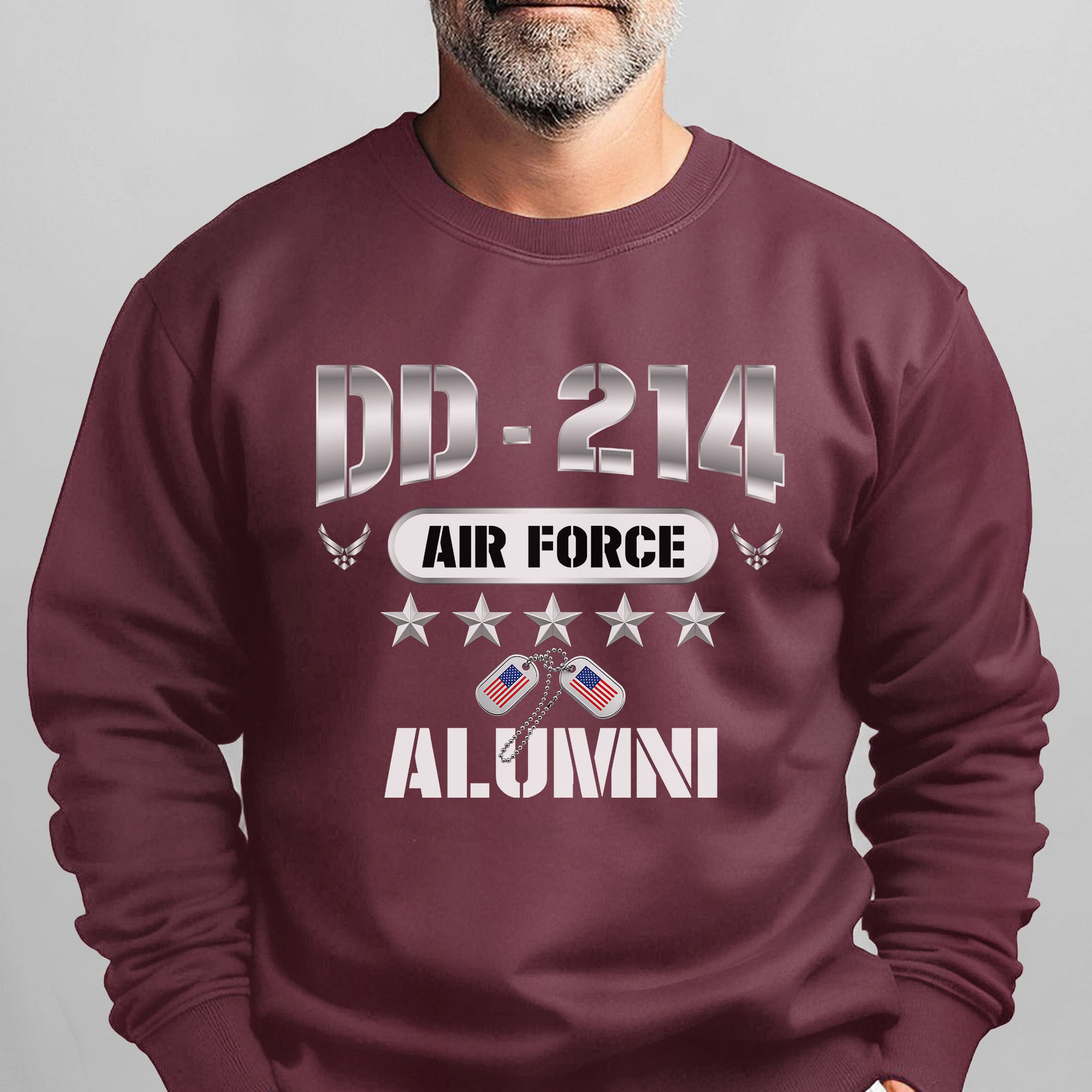 DD214 Air Force Alumni US Air Force Sweatshirt
