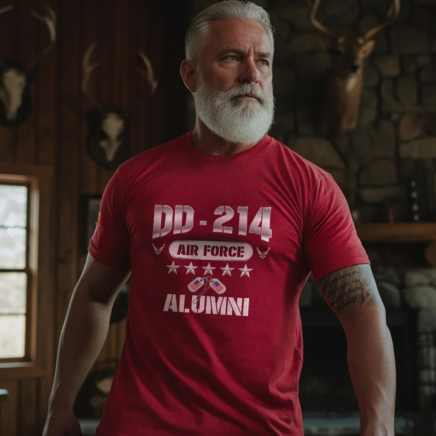 DD214 Air Force Alumni US Air Force T-Shirt Secondary image