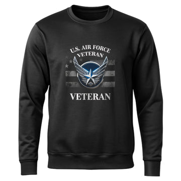 US Air Force Veteran Military Patriotic Sweatshirt