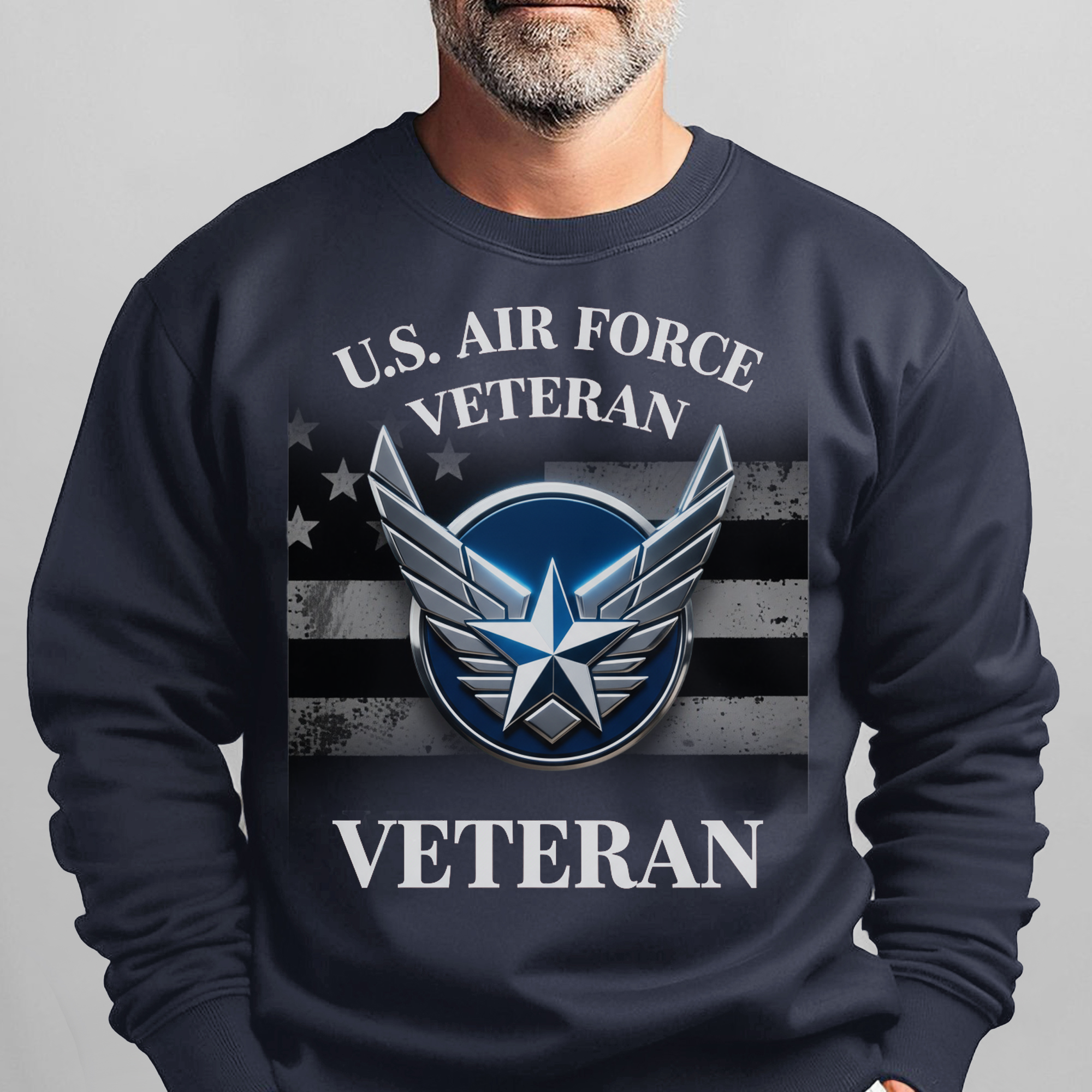 US Air Force Veteran Military Patriotic Sweatshirt