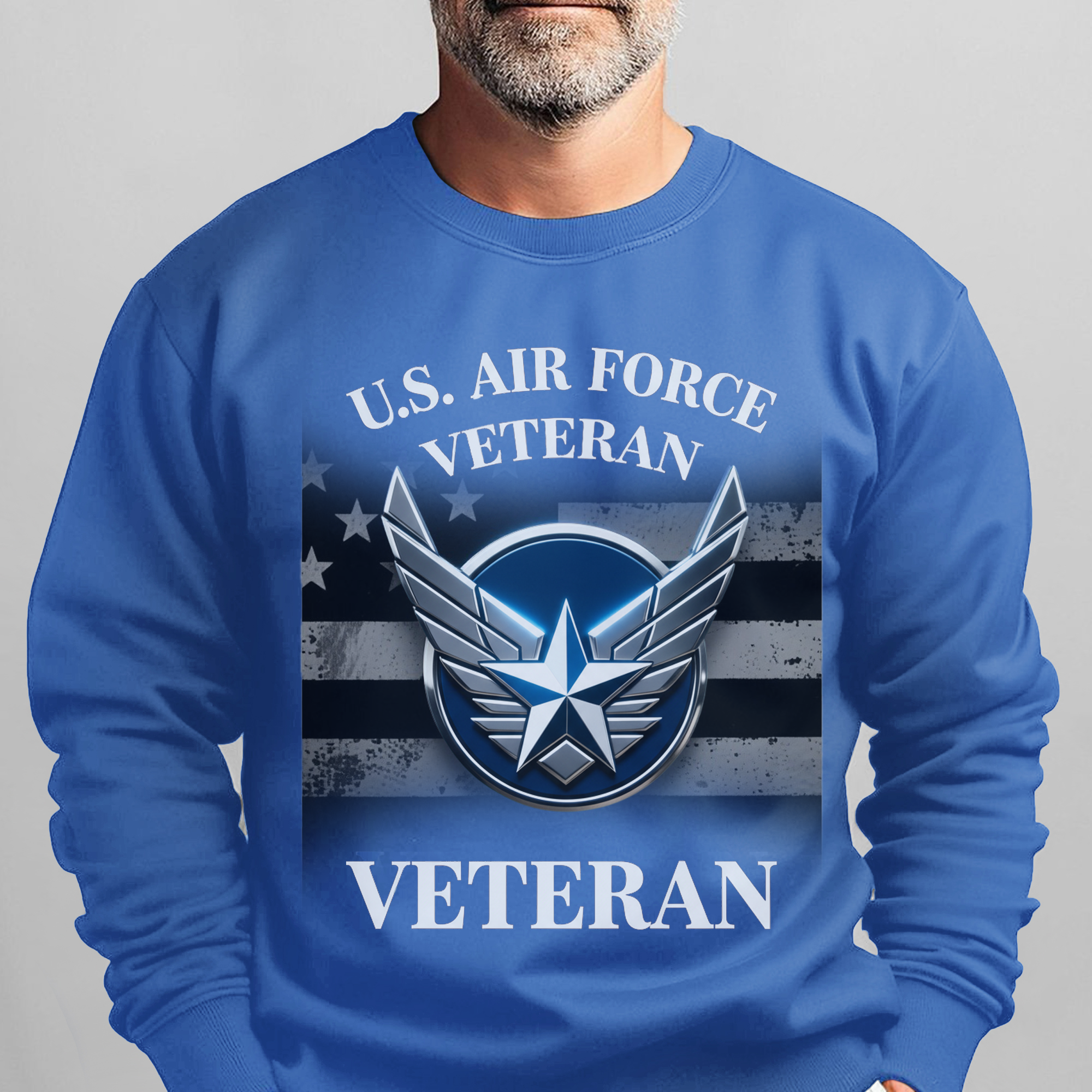 US Air Force Veteran Military Patriotic Sweatshirt
