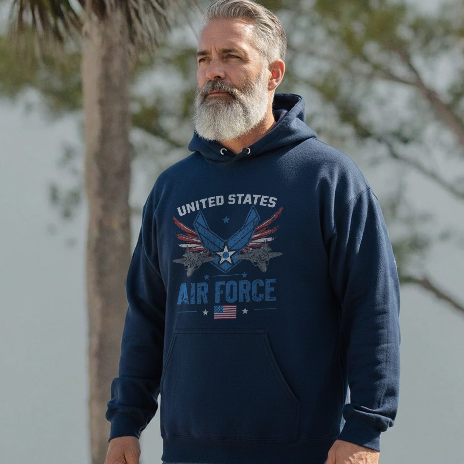 United States Air Force Fly Fight Win Proud Hoodie