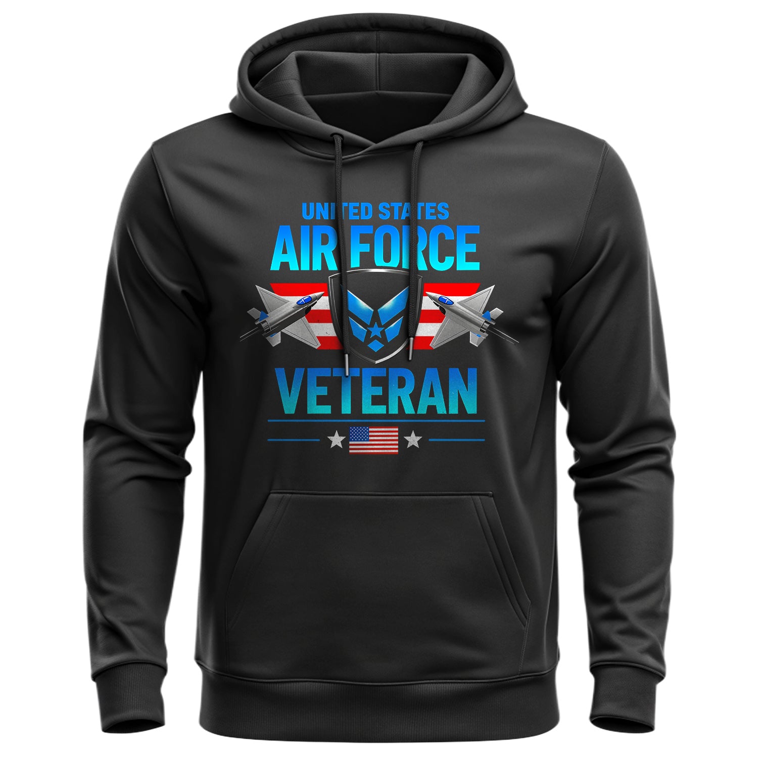 Air Force Veteran Proudly Serving Freedom Hoodie