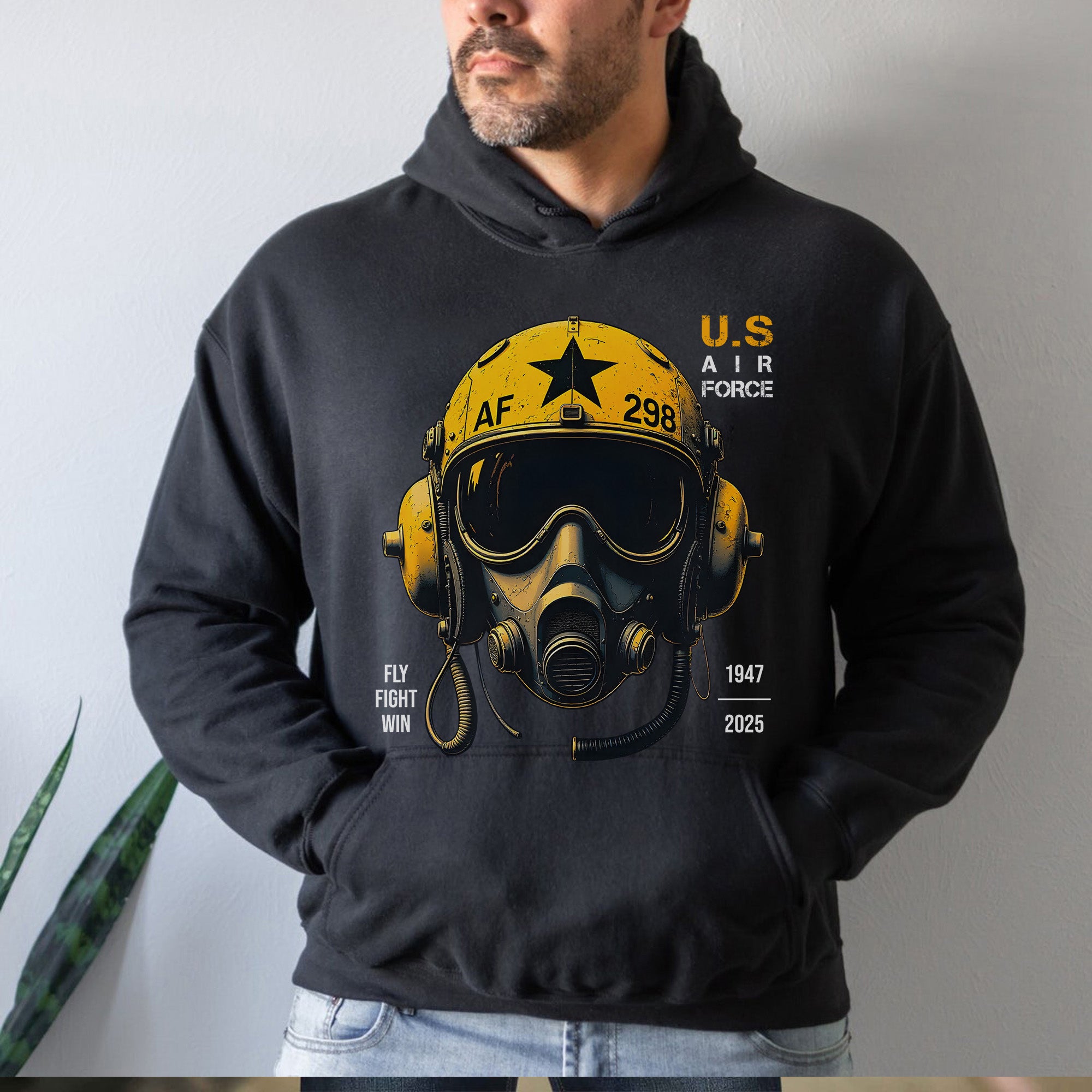 U.S. Air Force Fly Fight Win Bold Tribute to Power Precision and Relentless Military Spirit Hoodie