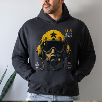 U.S. Air Force Fly Fight Win Bold Tribute to Power Precision and Relentless Military Spirit Hoodie