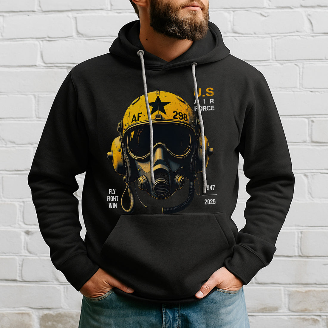 U.S. Air Force Fly Fight Win Bold Tribute to Power Precision and Relentless Military Spirit Hoodie