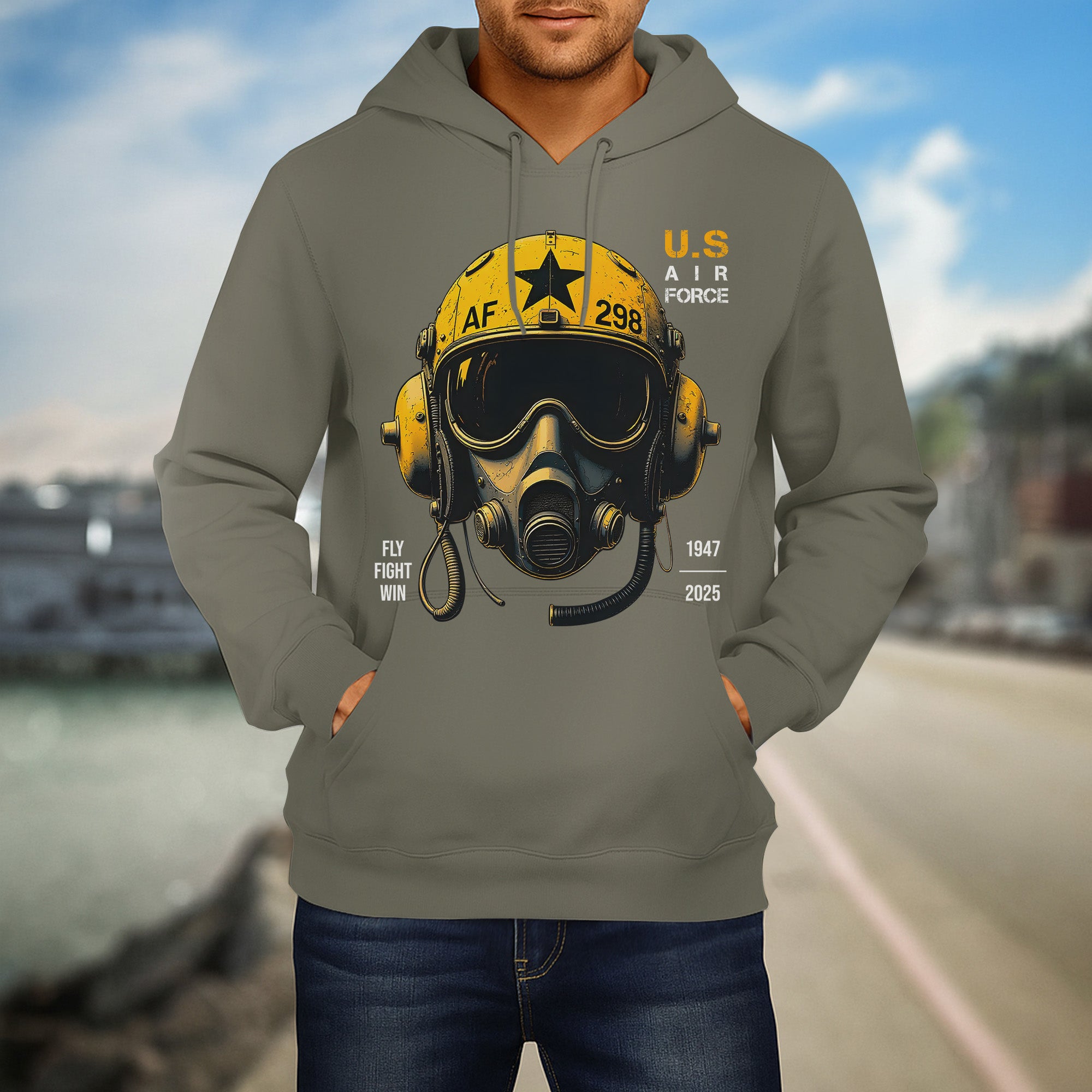 U.S. Air Force Fly Fight Win Bold Tribute to Power Precision and Relentless Military Spirit Hoodie